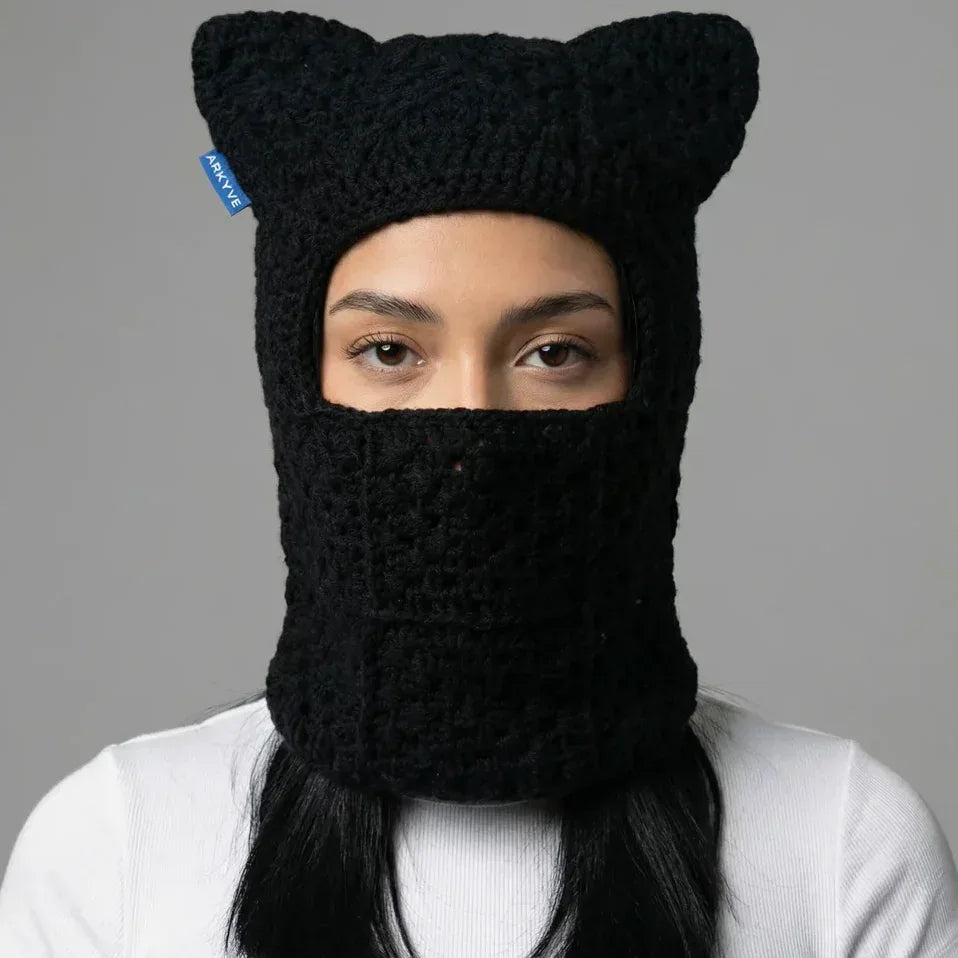 Pink Berry Crochet Ski Mask - ARKYVE - VENTURER