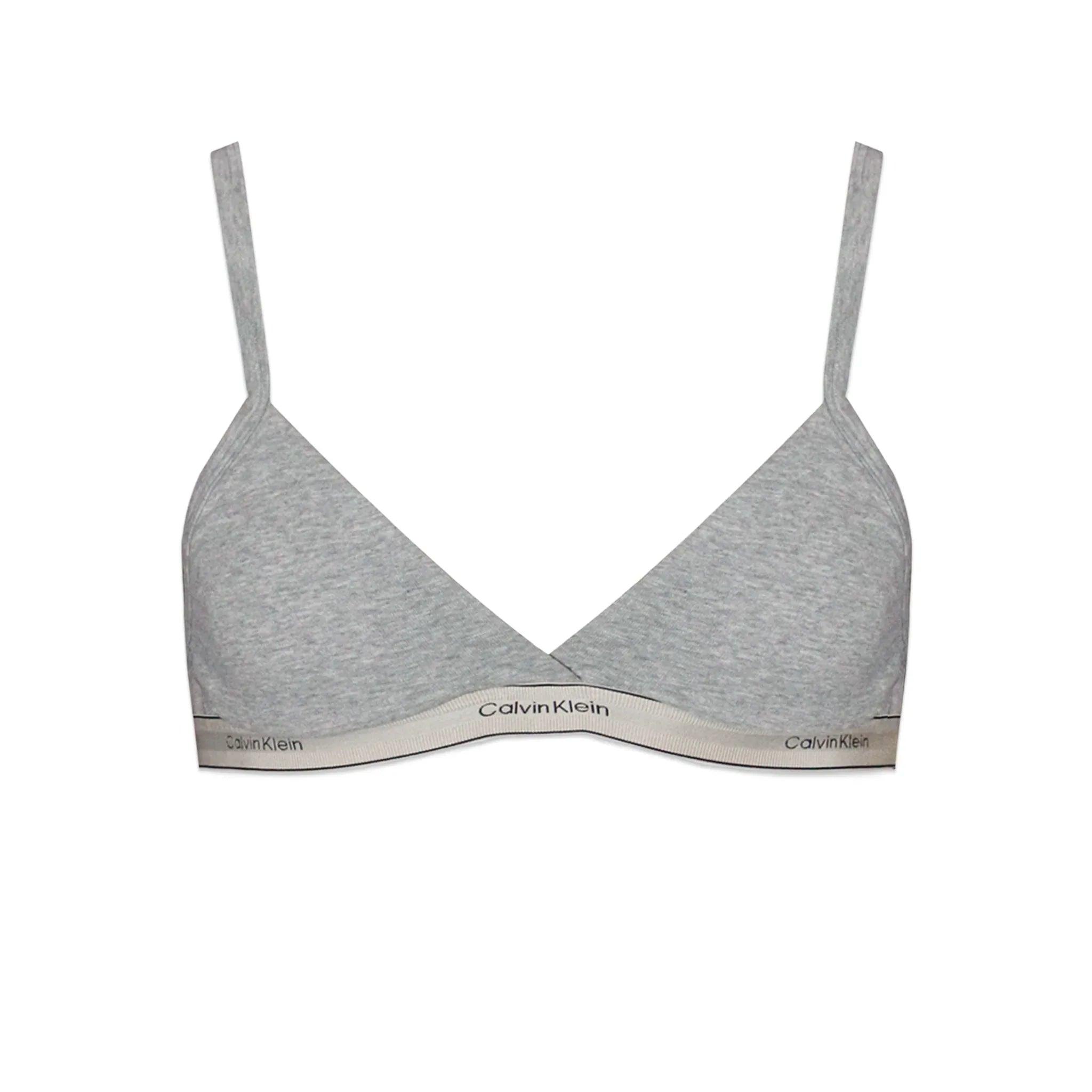Heritage Cotton Lightly Lined Triangle Bra - CALVIN KLEIN - VENTURER