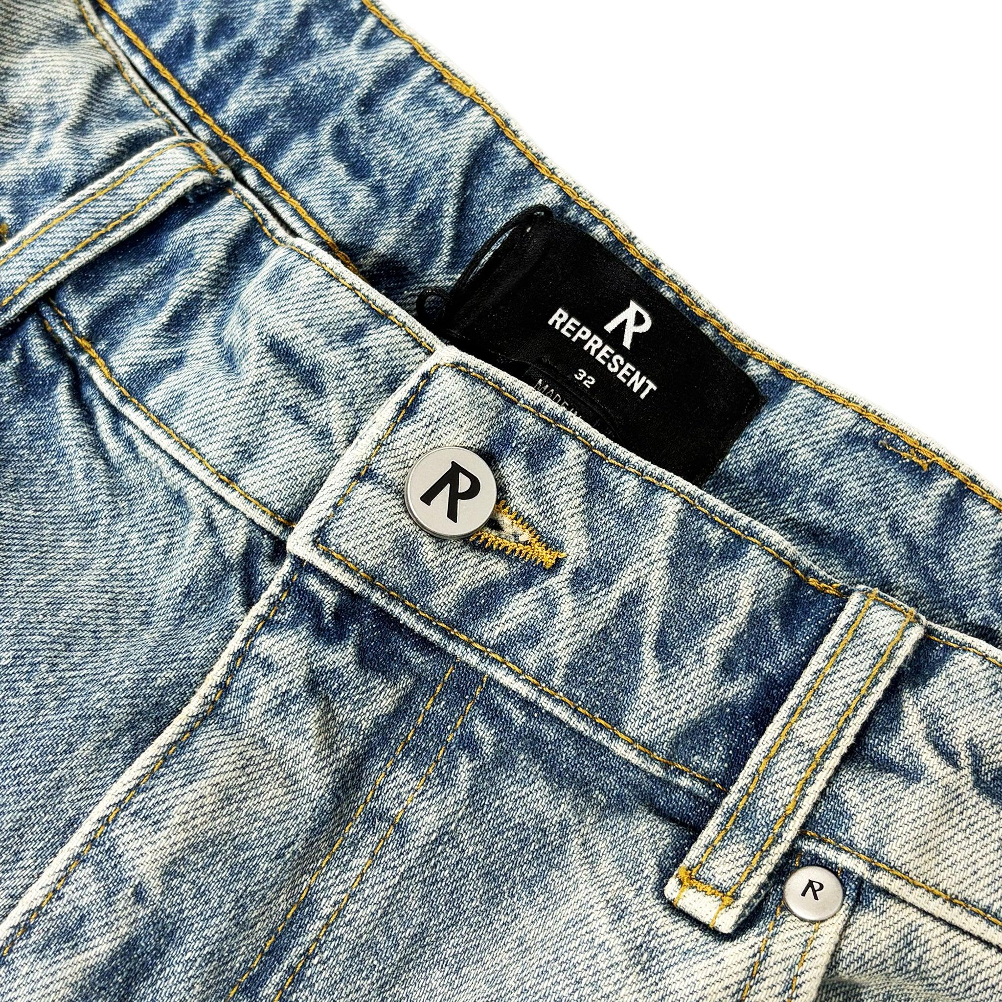 Tailored Denim Shorts