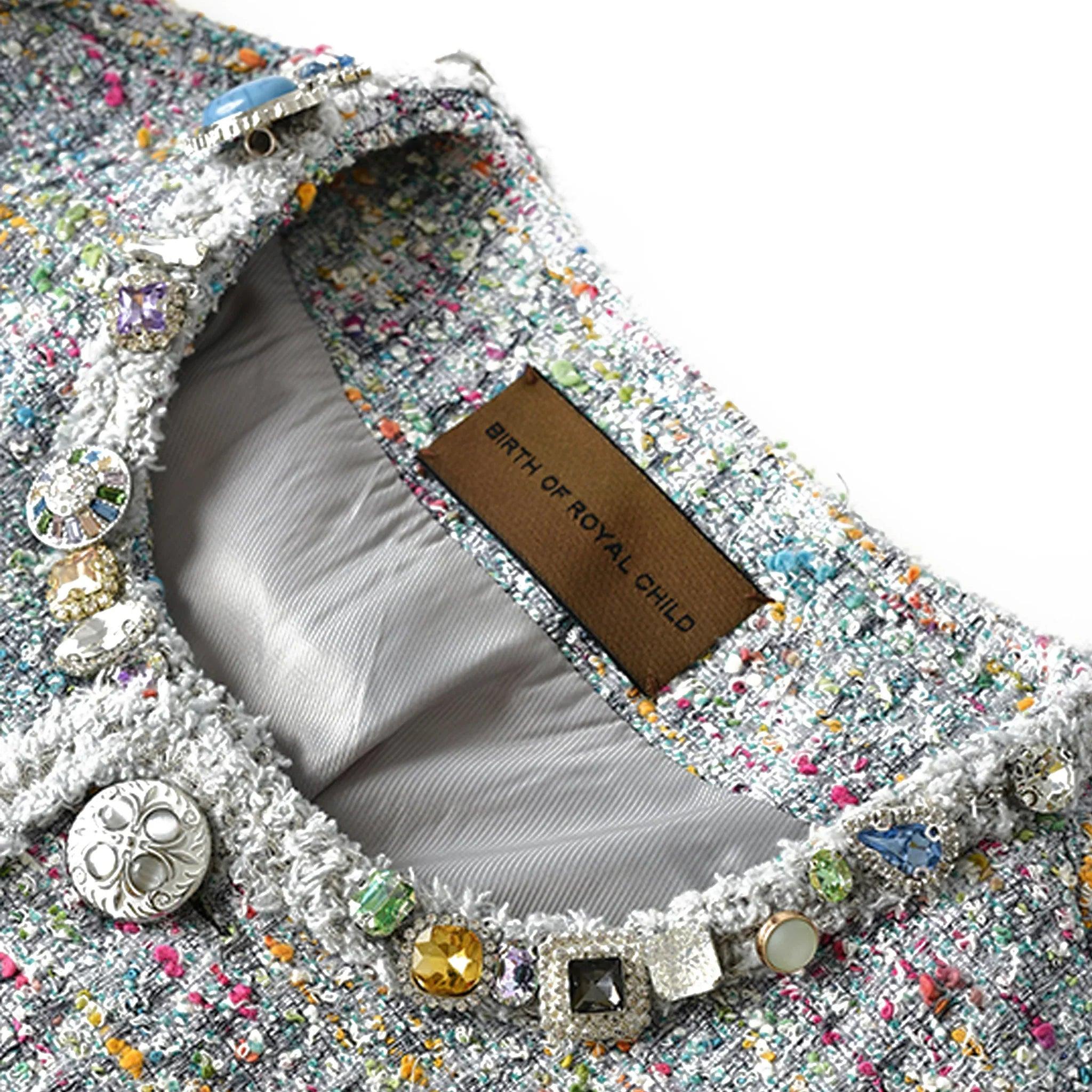 Boucle Tweed Short Jacket - BIRTH OF ROYAL CHILD - VENTURER