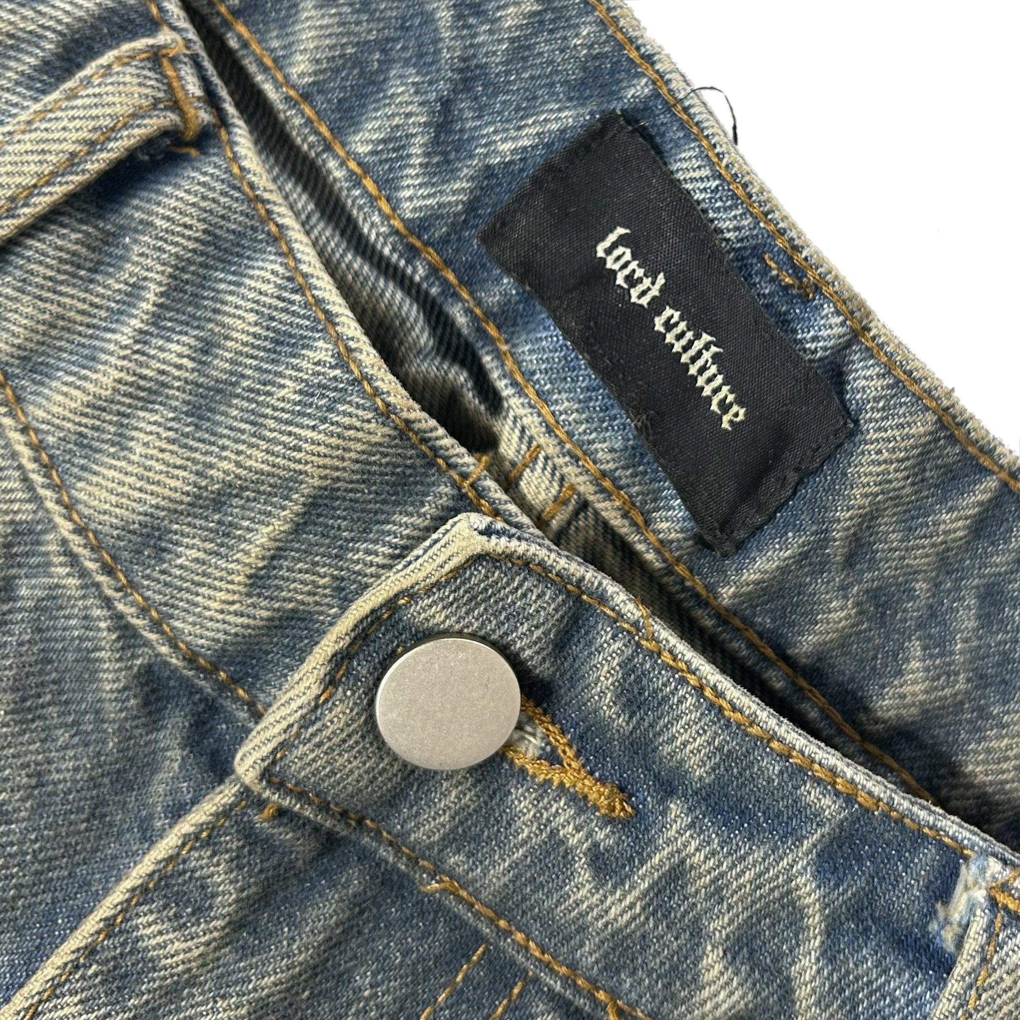 Raw Edge Denim Shorts