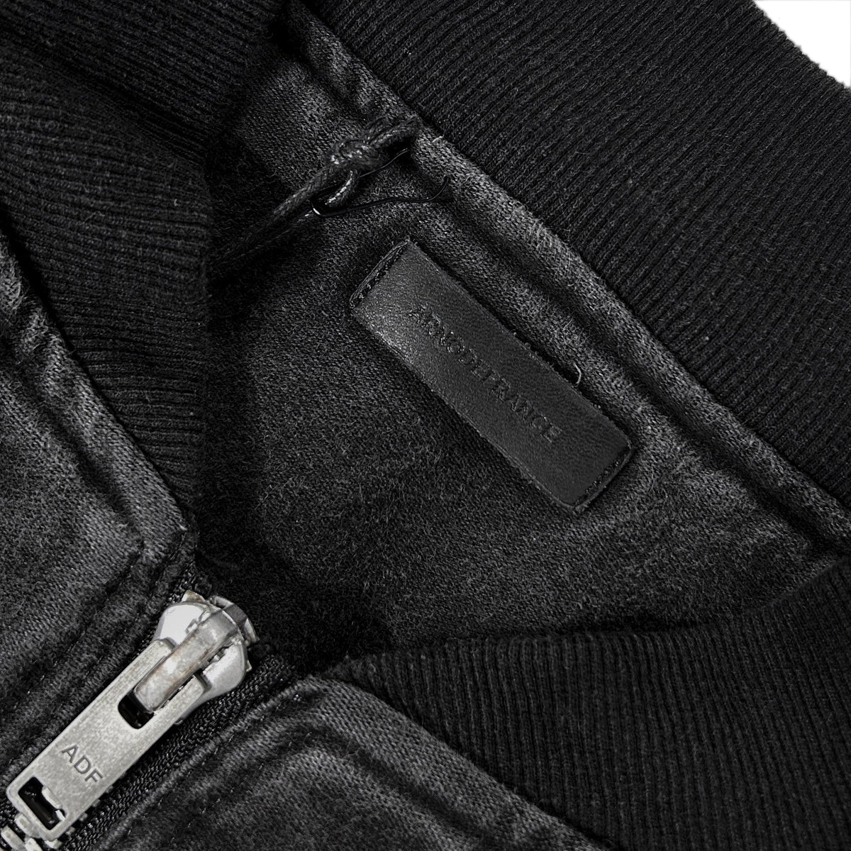 Riot Moleskin Cropped Bomber Jacket