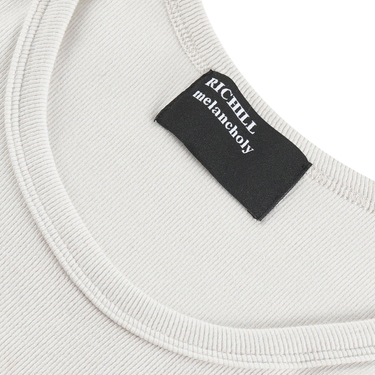 Graphic Ribbed Tanktop