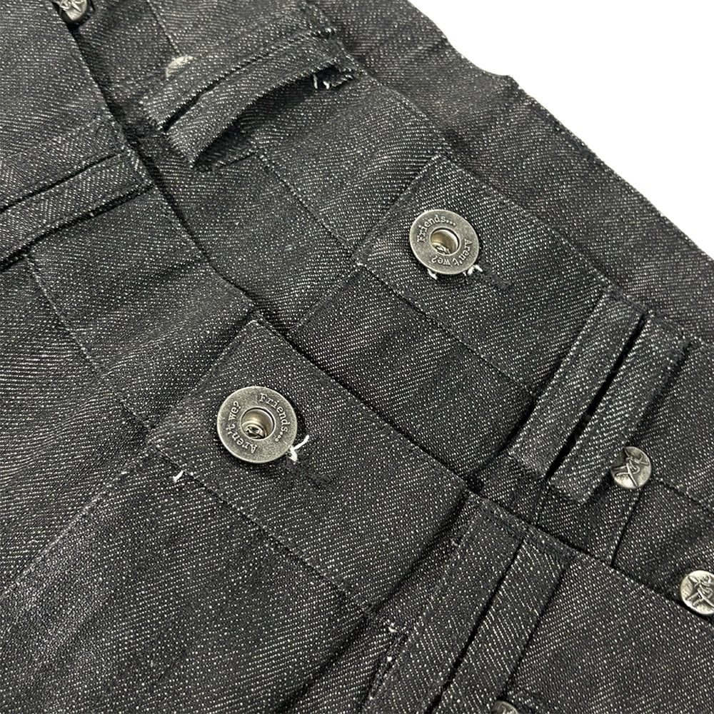 Gideon Double-layered Workpants Distressed Baggy Denims