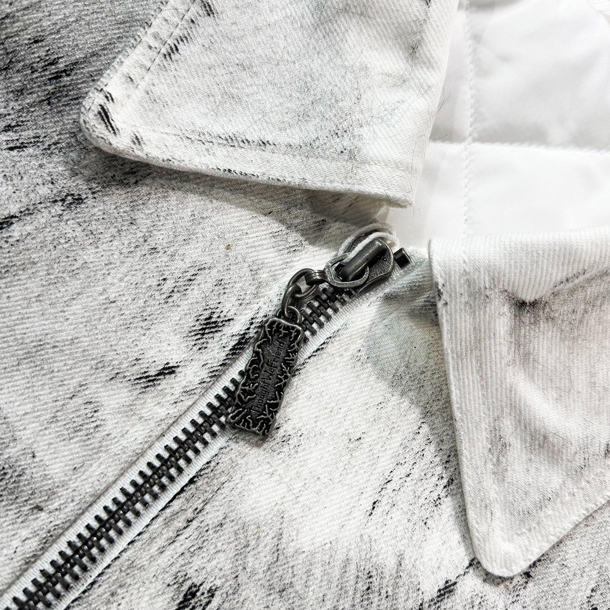 Bane Waxed Denim Varsity Jacket - ThoughtWeFriends - VENTURER