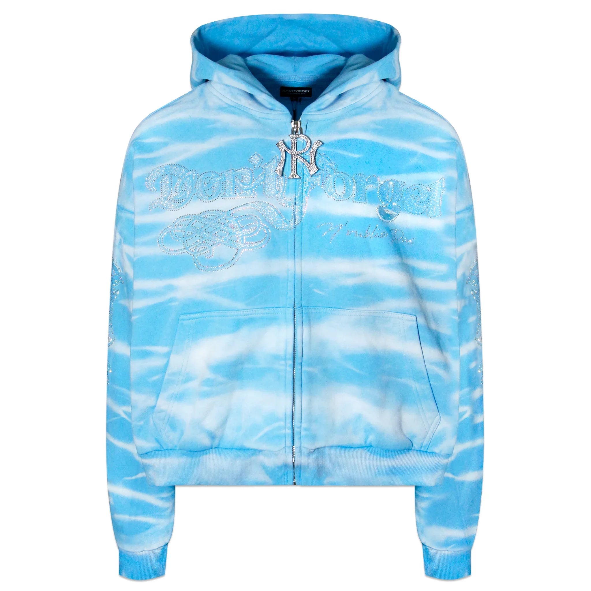 Zebra Zip-Up Hoodie