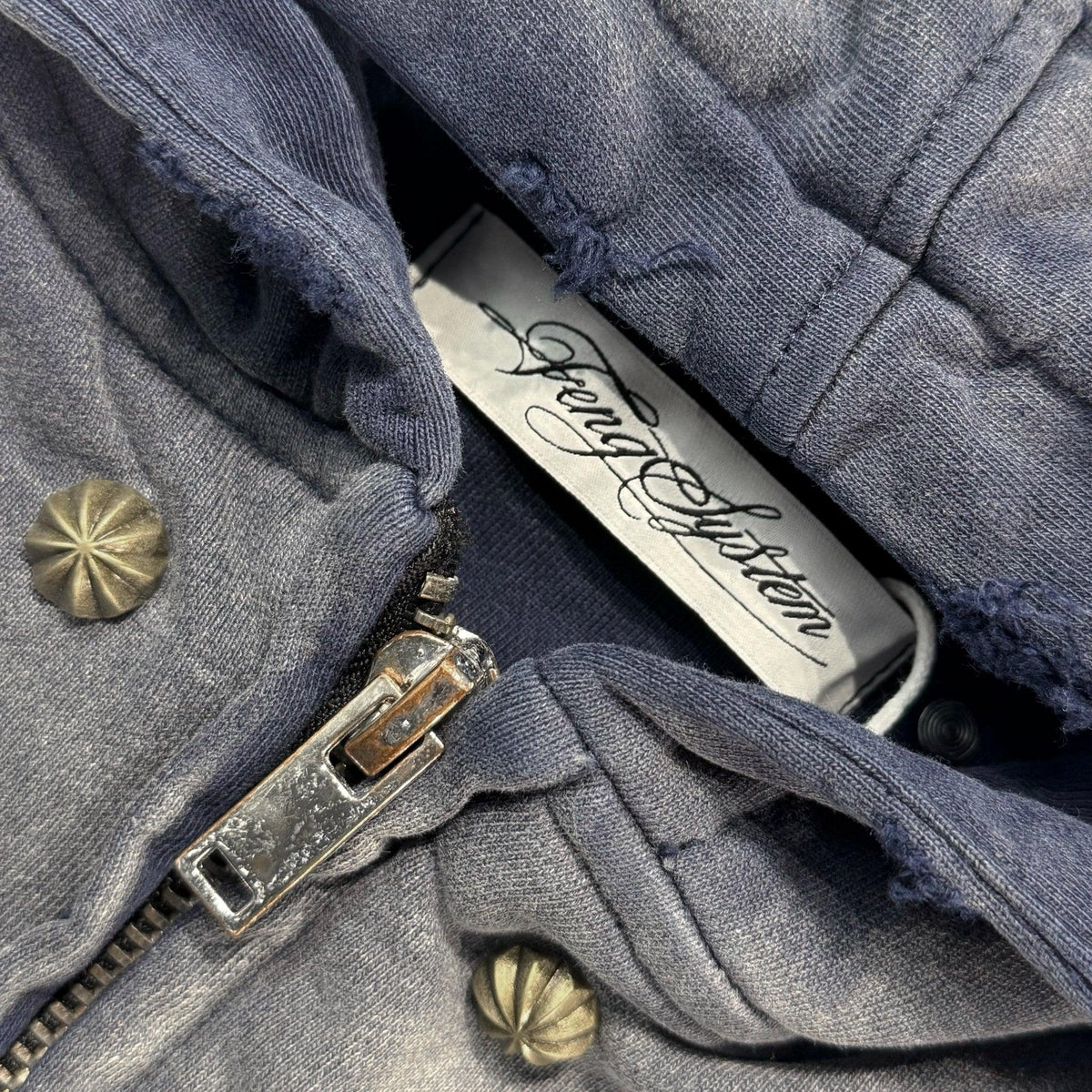 Door Knocker Art Zip Hoodie