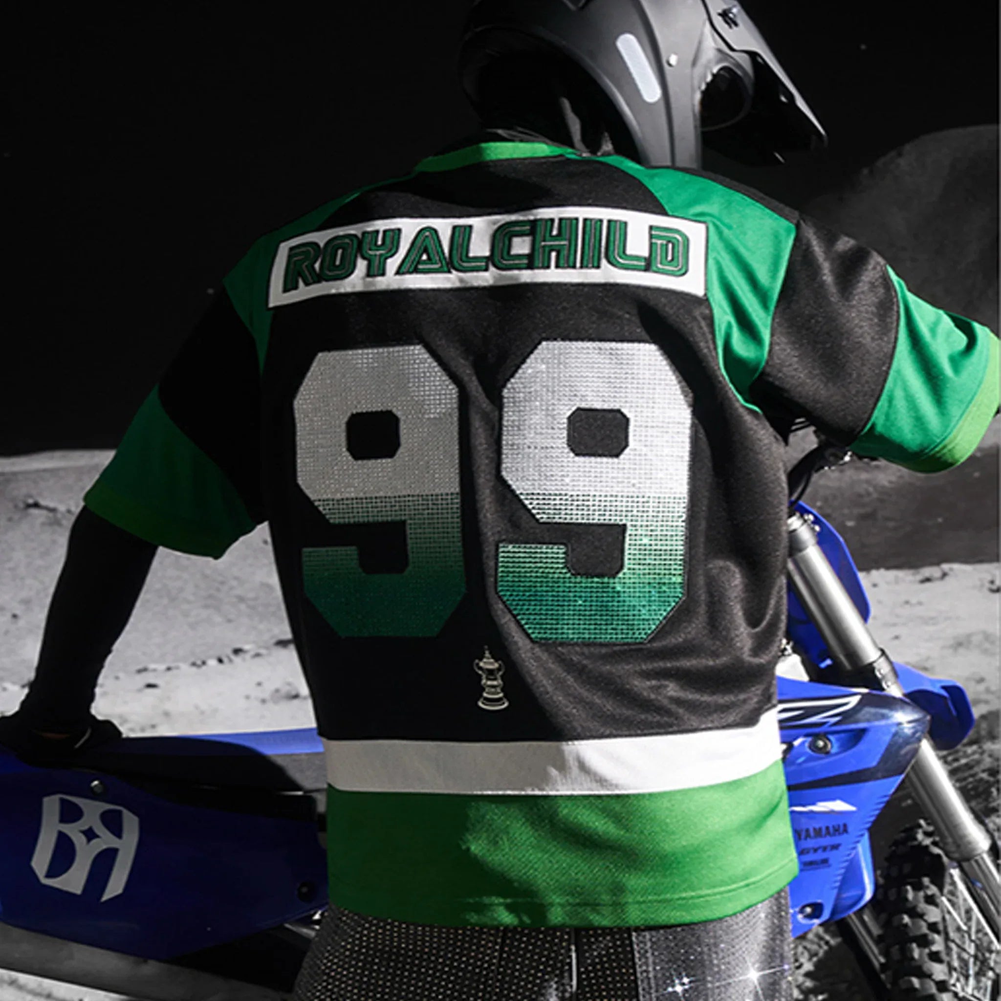 Double Lion Rhinestone Jersey - BIRTH OF ROYAL CHILD - VENTURER