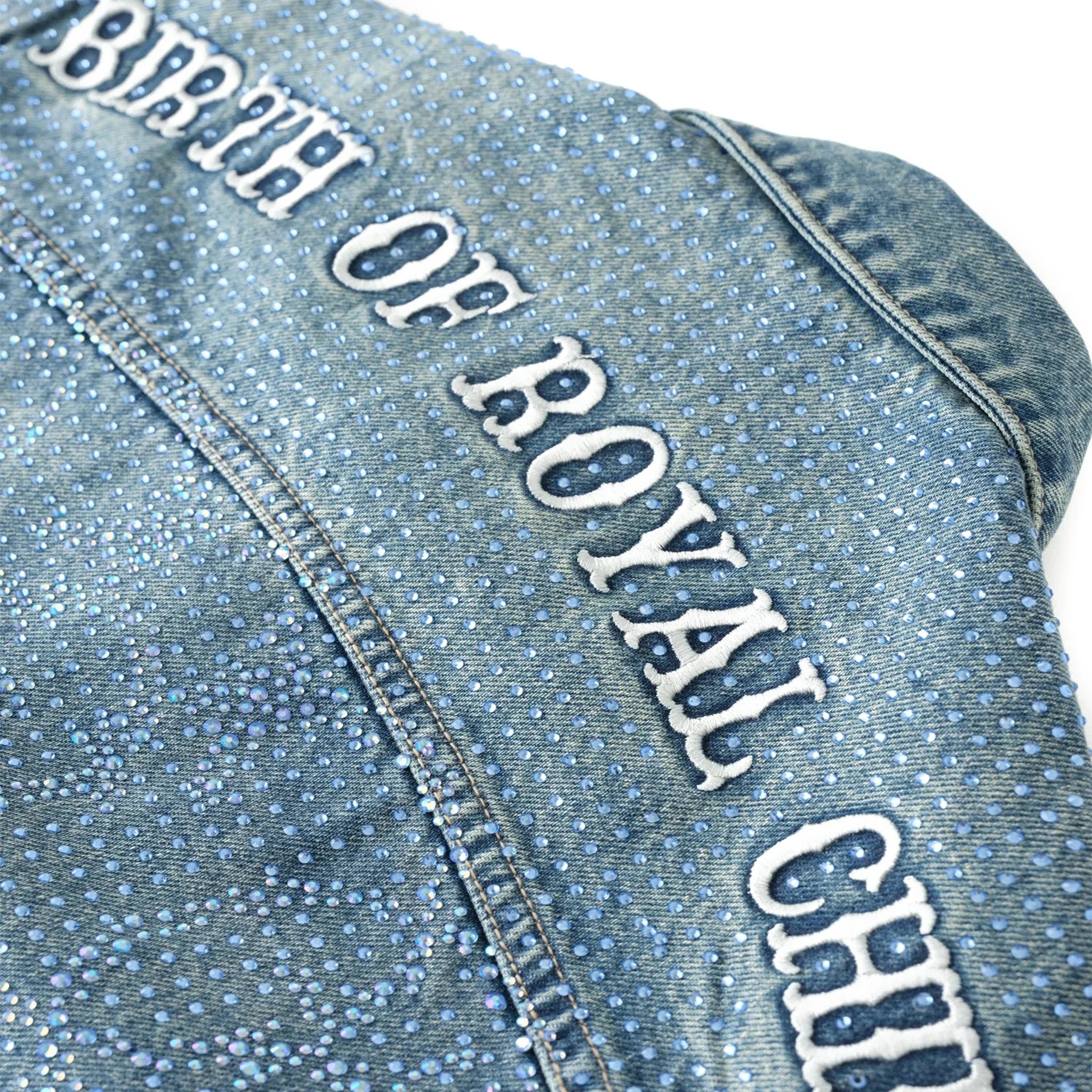 Diamond Vine Denim Jacket - BIRTH OF ROYAL CHILD - VENTURER
