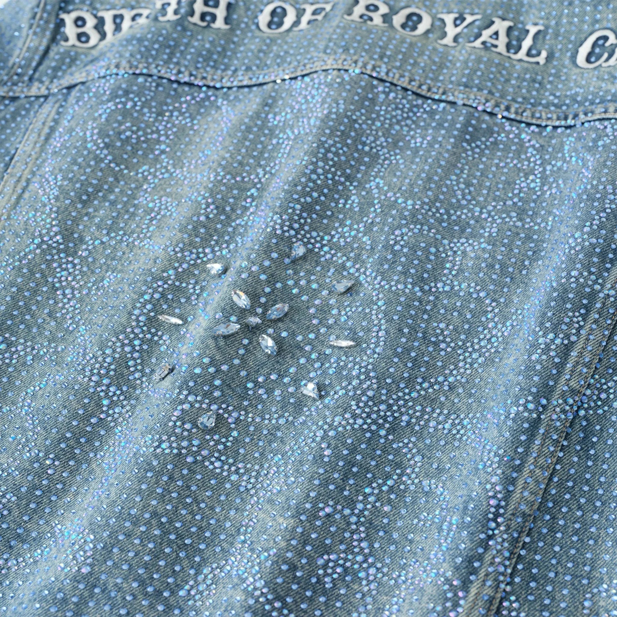 Diamond Vine Denim Jacket - BIRTH OF ROYAL CHILD - VENTURER