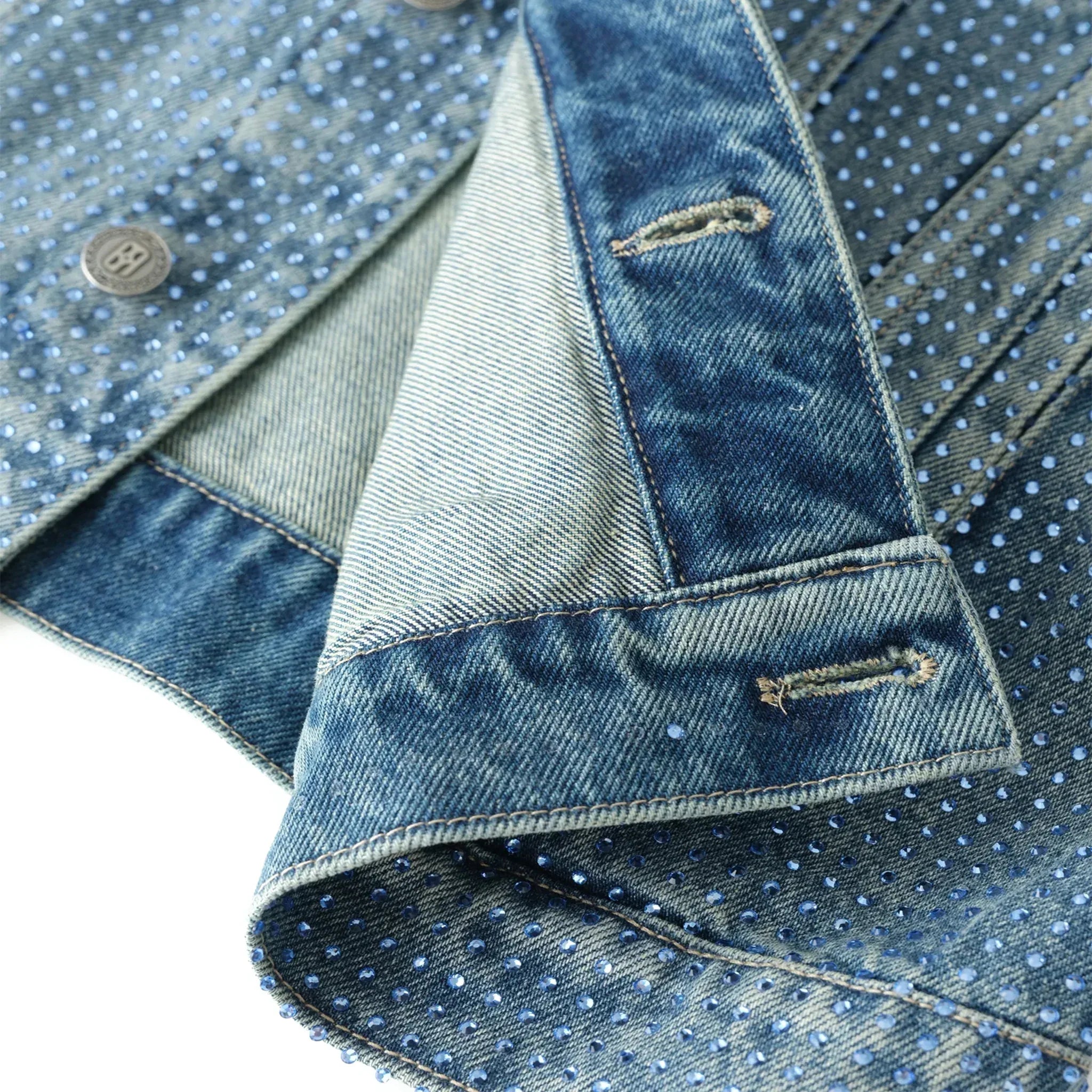 Diamond Vine Denim Jacket - BIRTH OF ROYAL CHILD - VENTURER