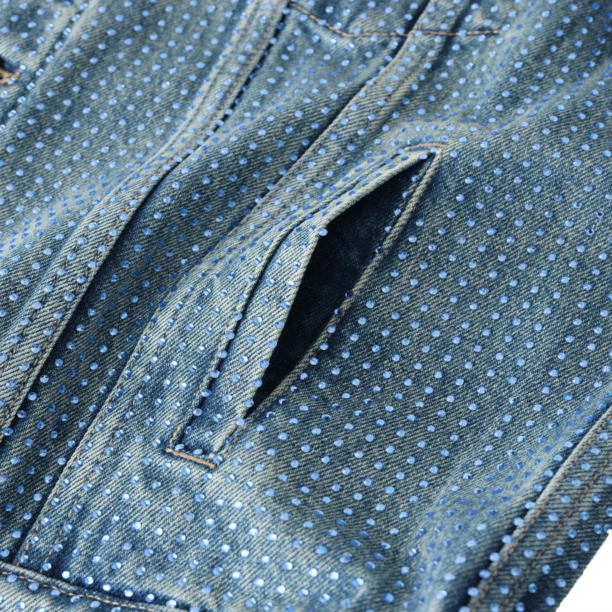 Diamond Vine Denim Jacket - BIRTH OF ROYAL CHILD - VENTURER