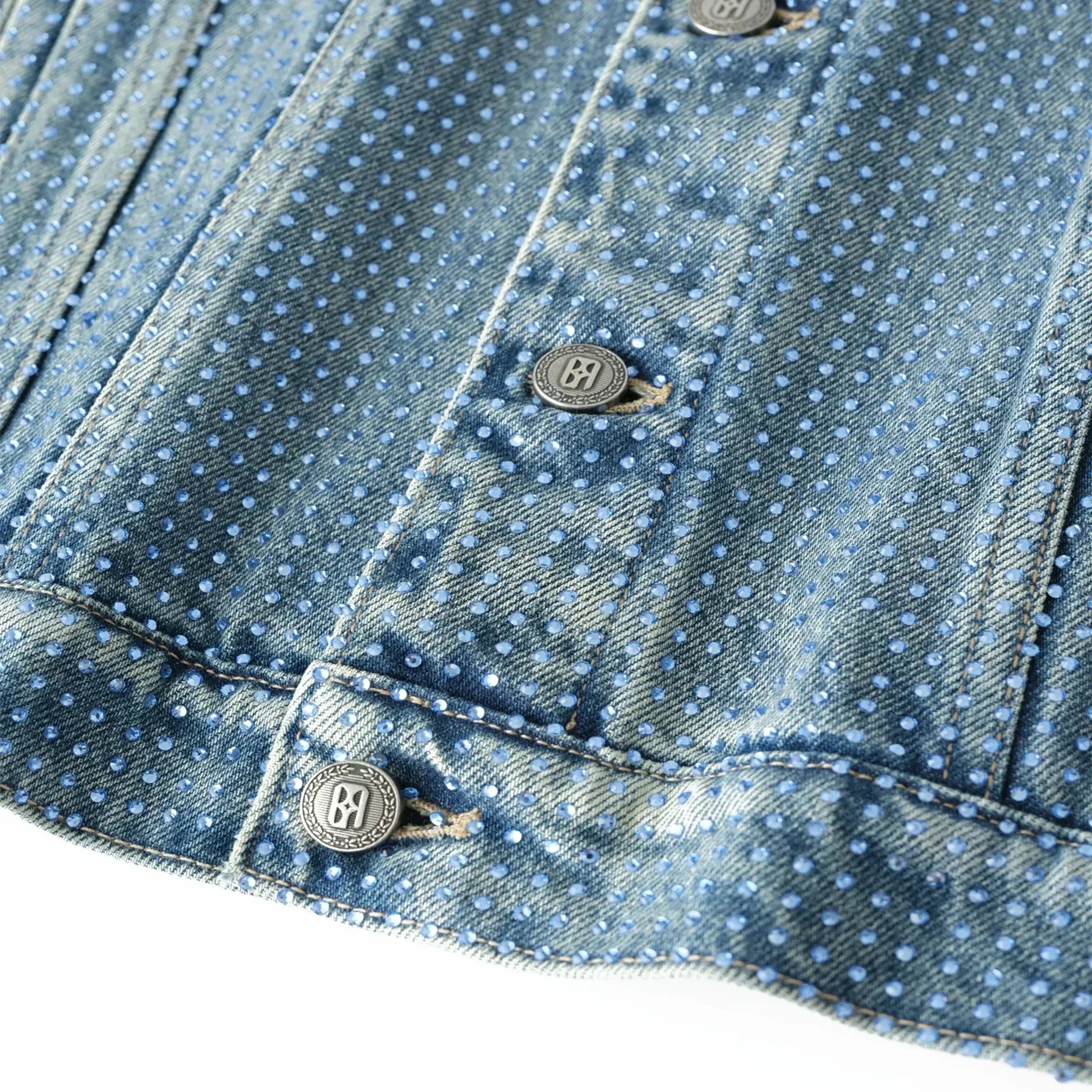 Diamond Vine Denim Jacket - BIRTH OF ROYAL CHILD - VENTURER