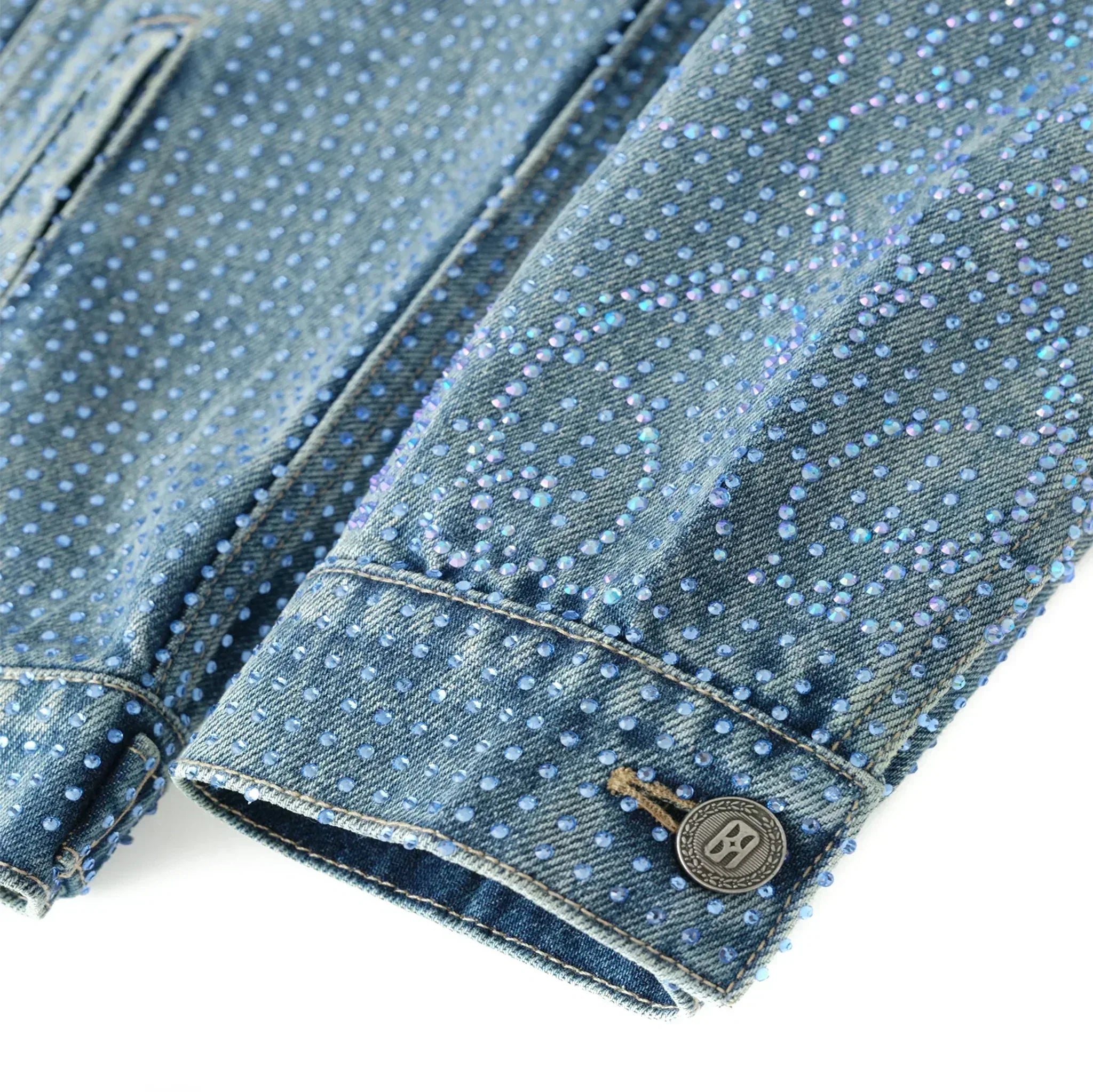 Diamond Vine Denim Jacket - BIRTH OF ROYAL CHILD - VENTURER