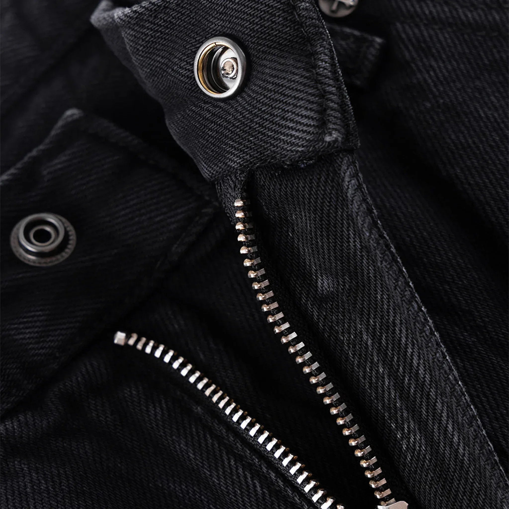 Dagger Cross Rhinestone Baggy Denim Pants - UNKNOWN LONDON - VENTURER