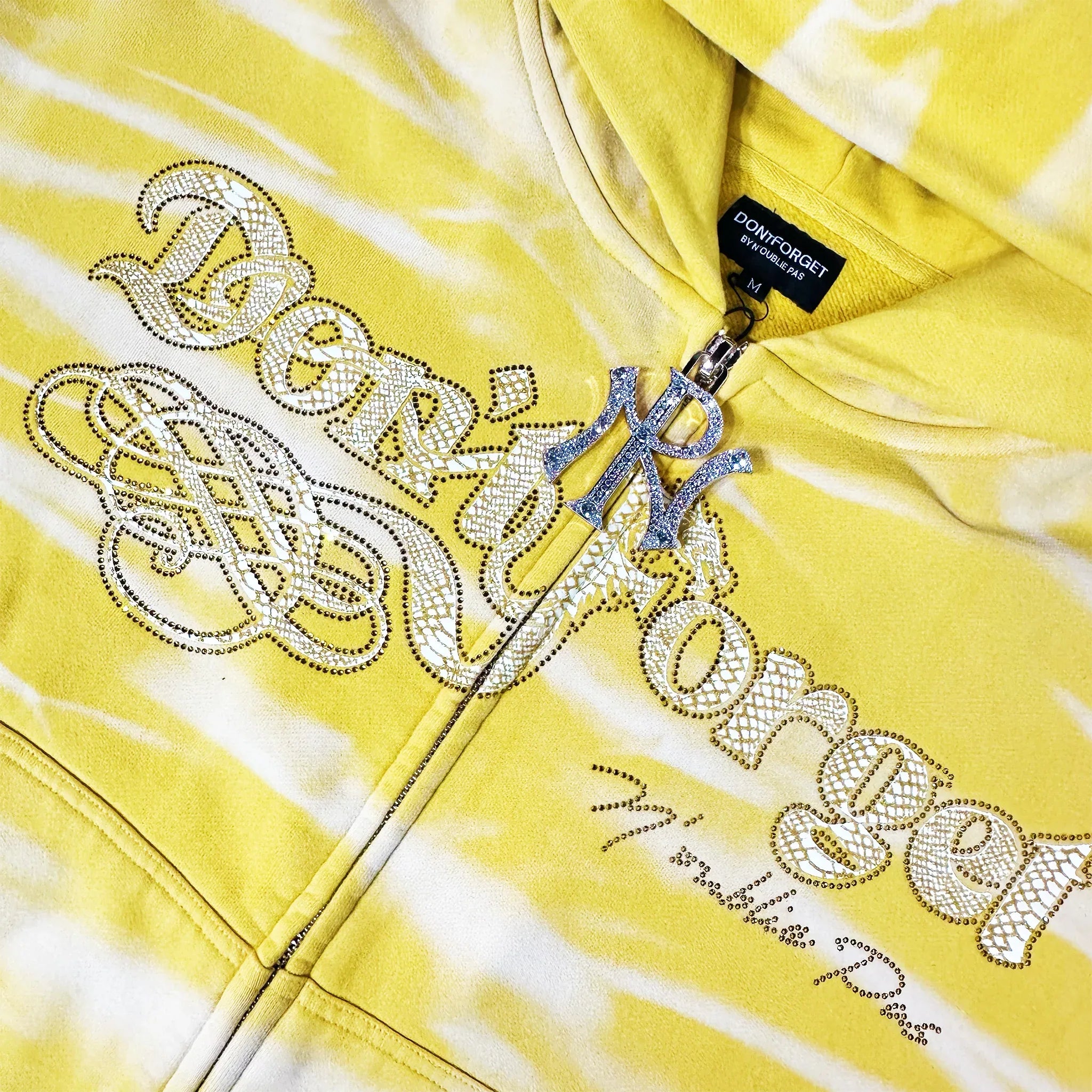 Zebra Zip-Up Hoodie