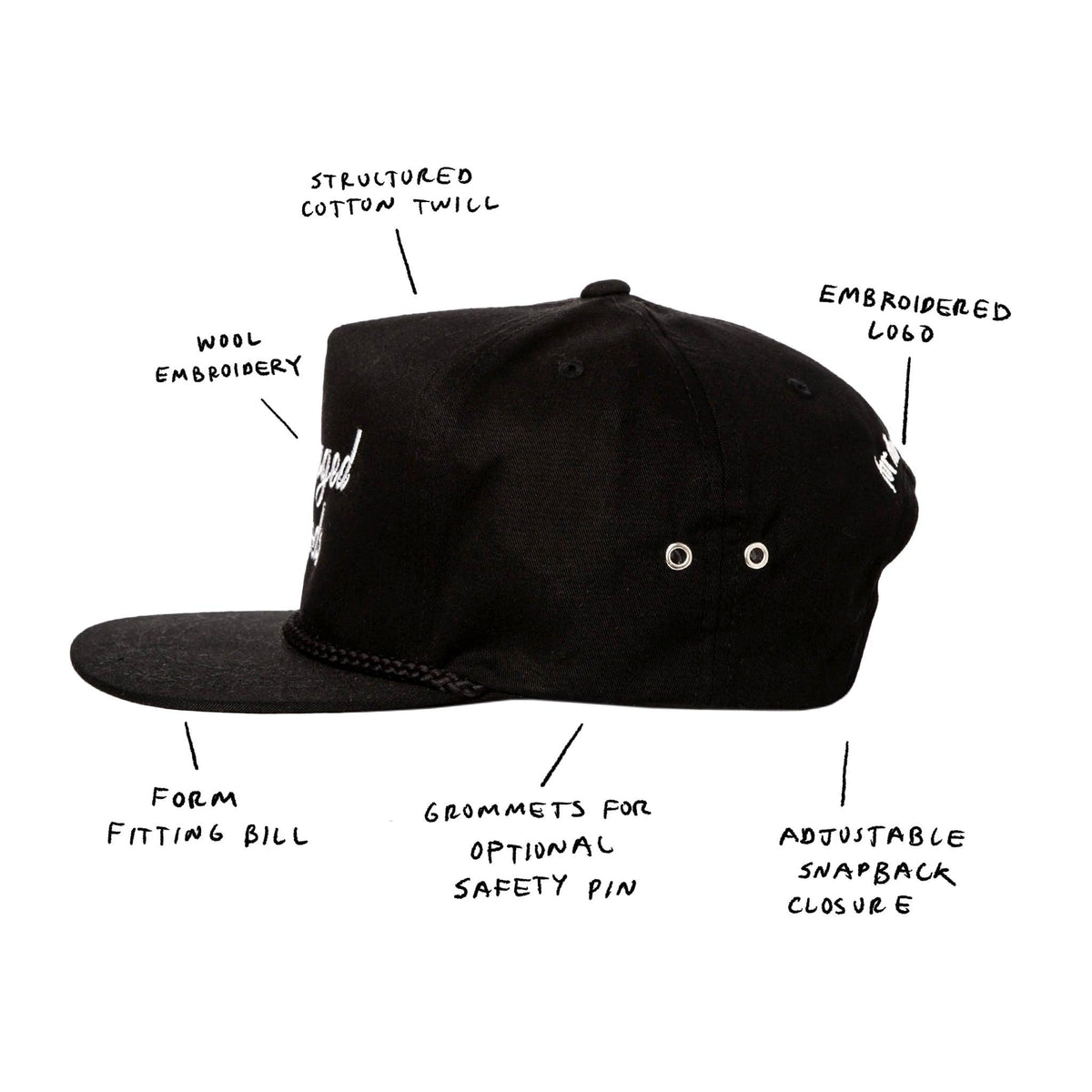Studded Damaged Goods Hat