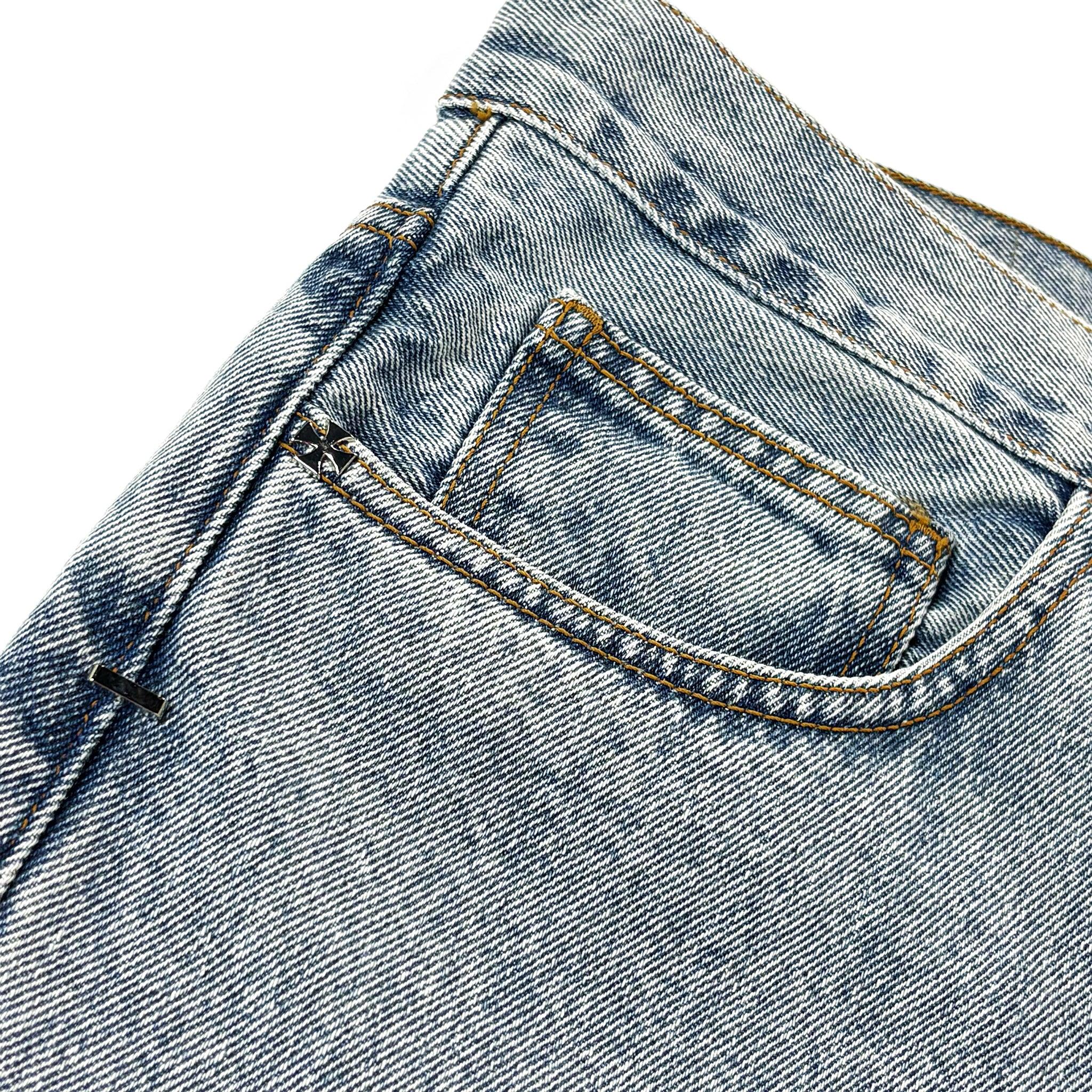 Paint Splatter Baggy Jeans