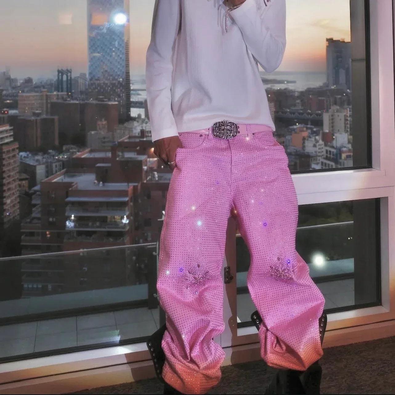 Diamond Stellar Denim Pants - BIRTH OF ROYAL CHILD - VENTURER
