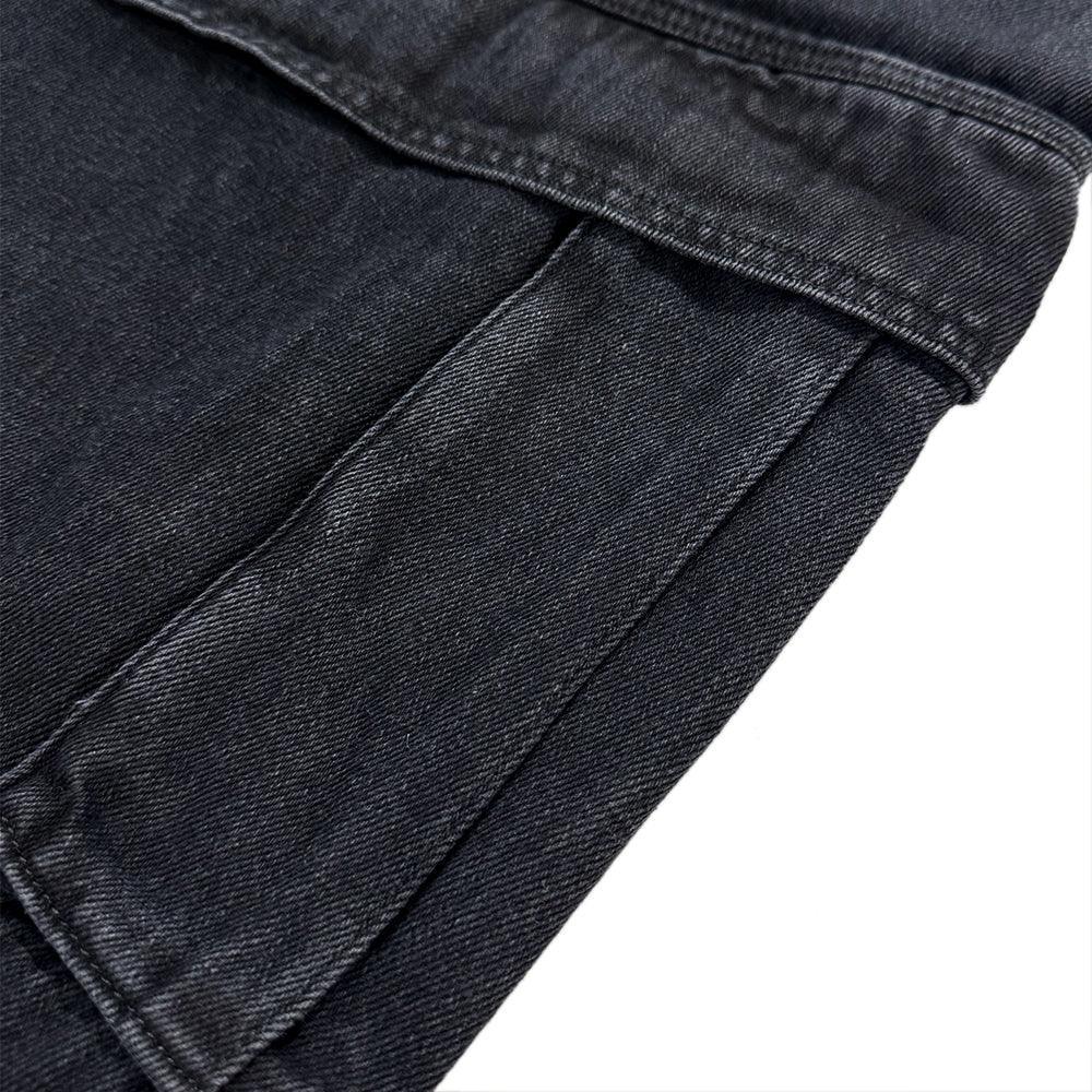 Divided Curved Line Double Buckle Pants - BLR BLUER - VENTURER