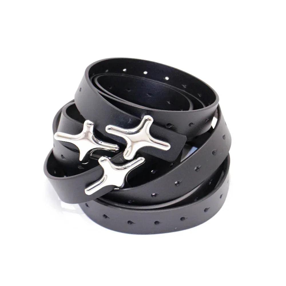 Logo Leather Belt - TOMBOGO - VENTURER