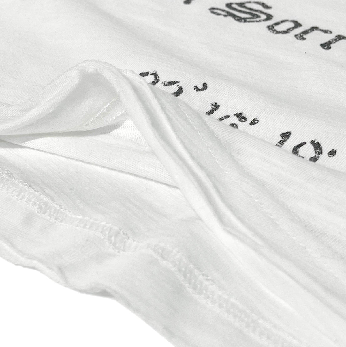 L Raw Hem T-Shirt