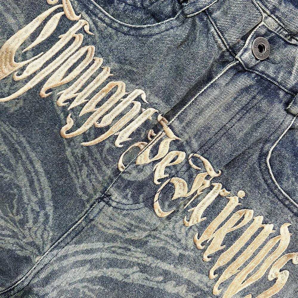 Eyethought 2.0 Distressed Baggy Denims - ThoughtWeFriends - VENTURER