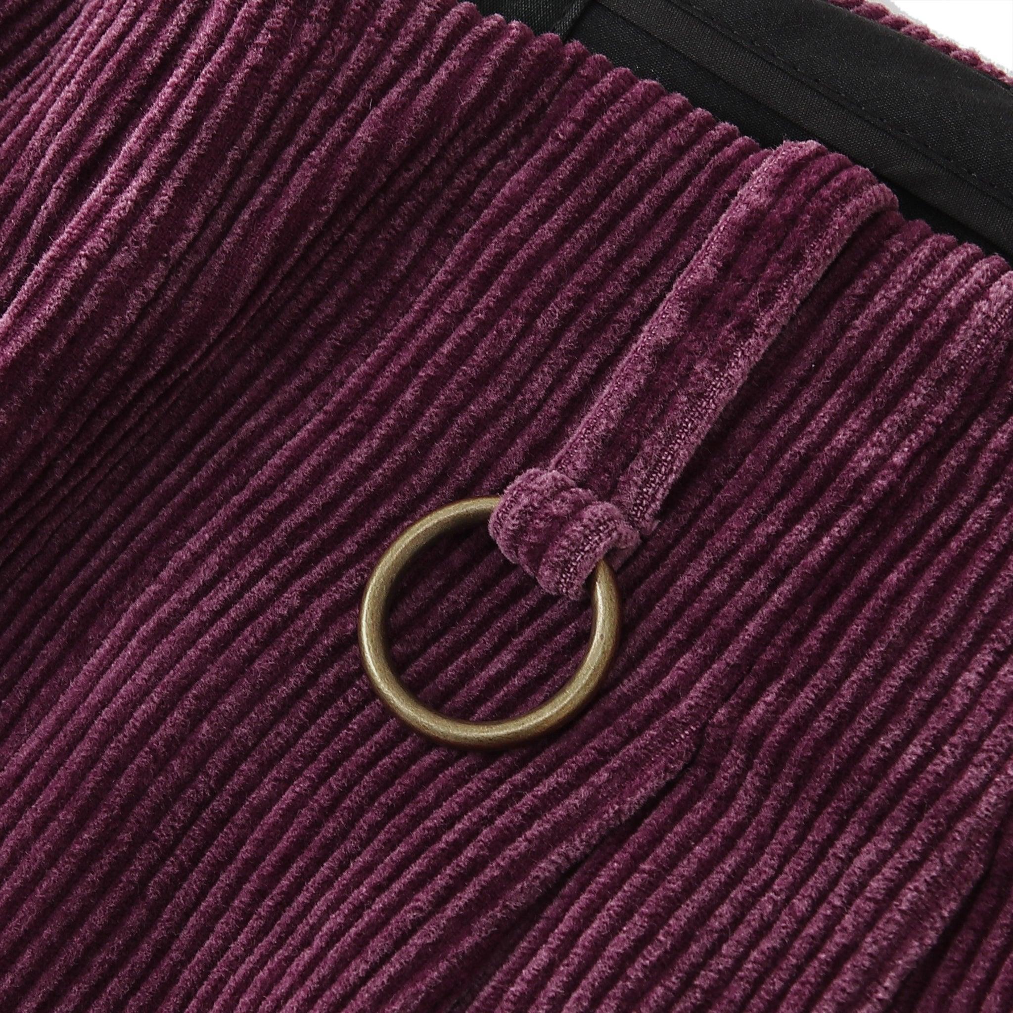Ring Corduroy Wide Trousers
