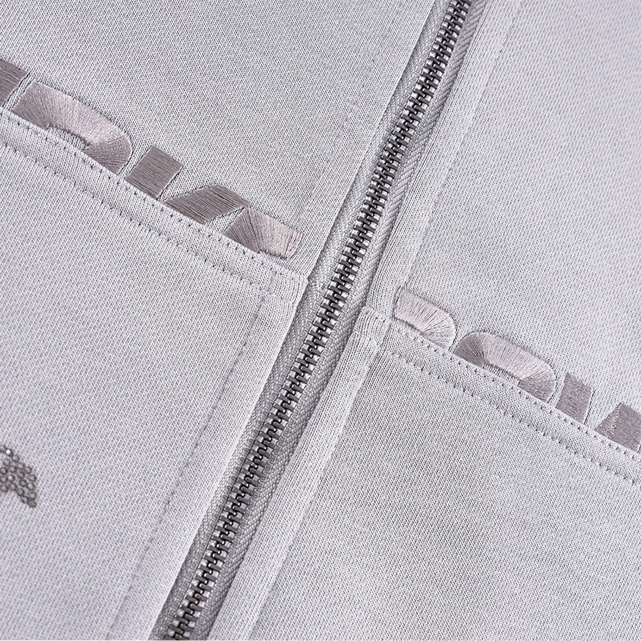 Dagger Cross Rhinestone Zip Hoodie - UNKNOWN LONDON - VENTURER