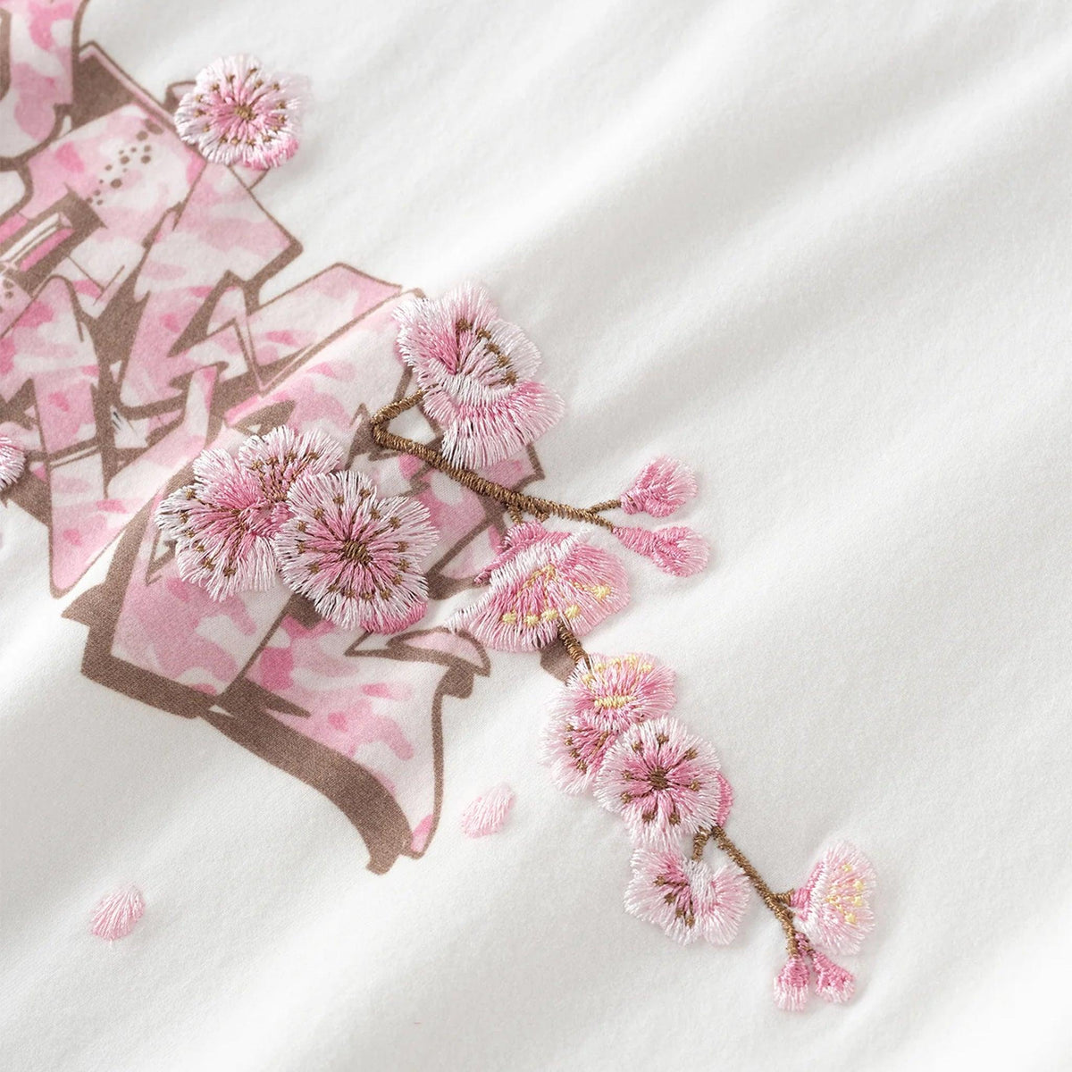 Sakura Embroidered Tee
