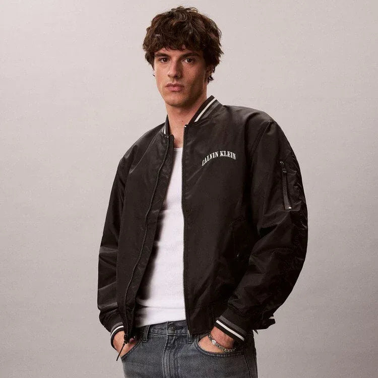 Heritage Classic Nylon Bomber Jacket - CALVIN KLEIN - VENTURER