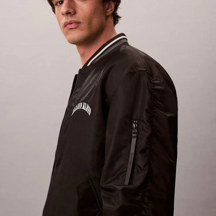 Heritage Classic Nylon Bomber Jacket - CALVIN KLEIN - VENTURER