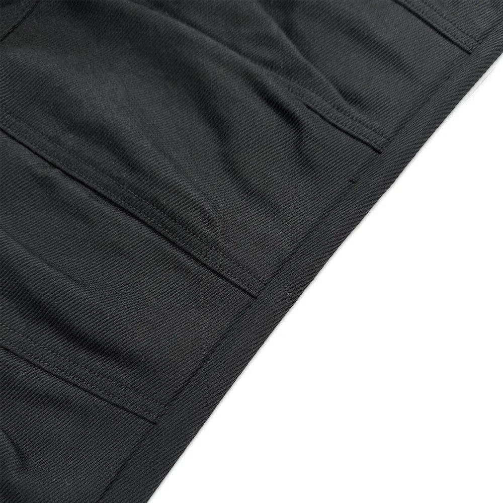 Stucked Belt Low Density Cotton and Raw-edged Pants - BLR BLUER - VENTURER