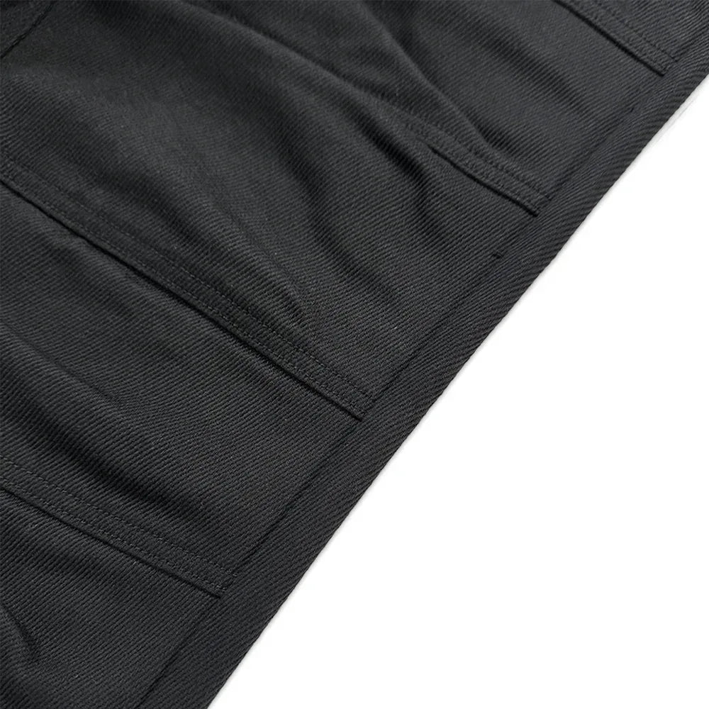 Stucked Belt Low Density Cotton and Raw-edged Pants - BLR BLUER - VENTURER