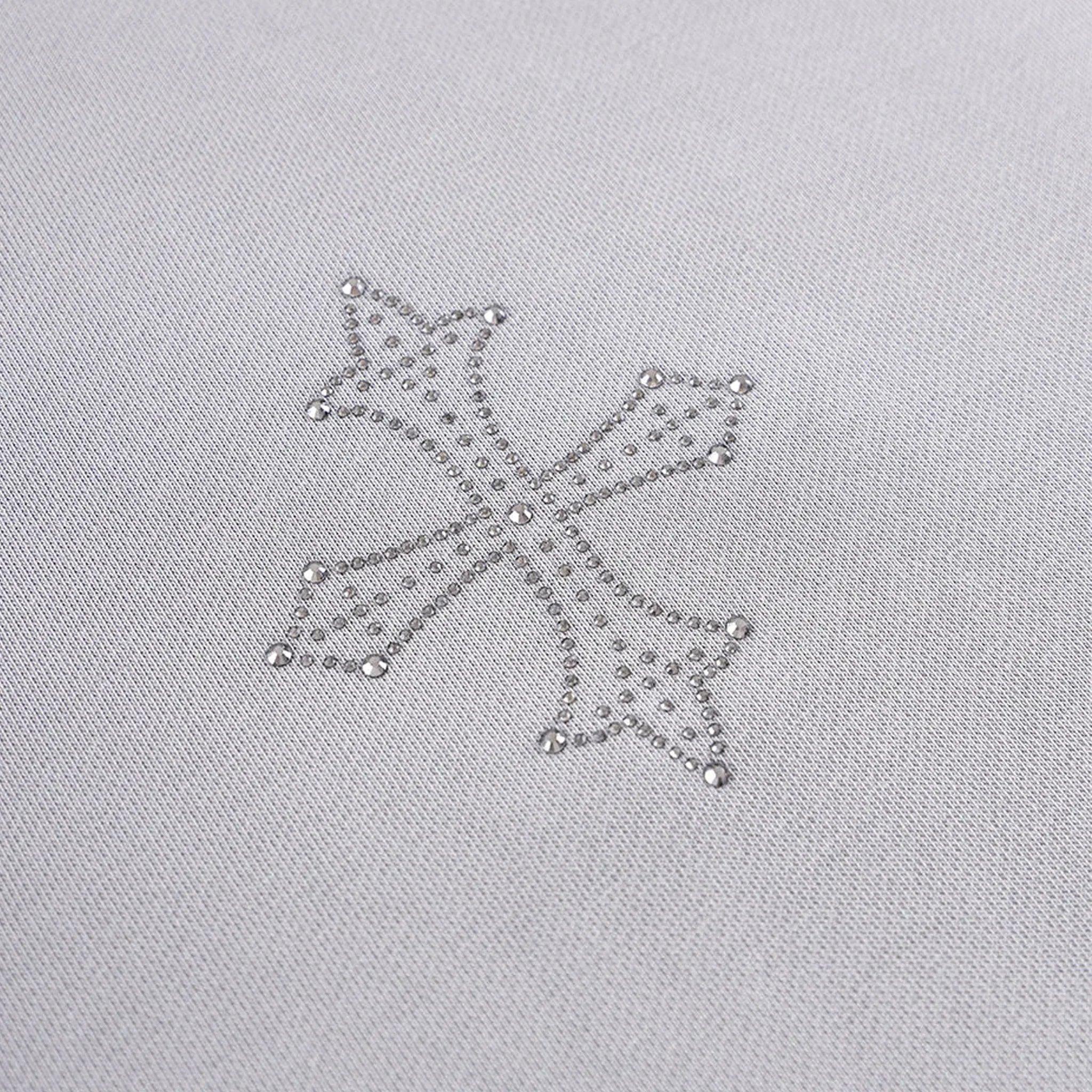 Dagger Cross Rhinestone Zip Hoodie - UNKNOWN LONDON - VENTURER
