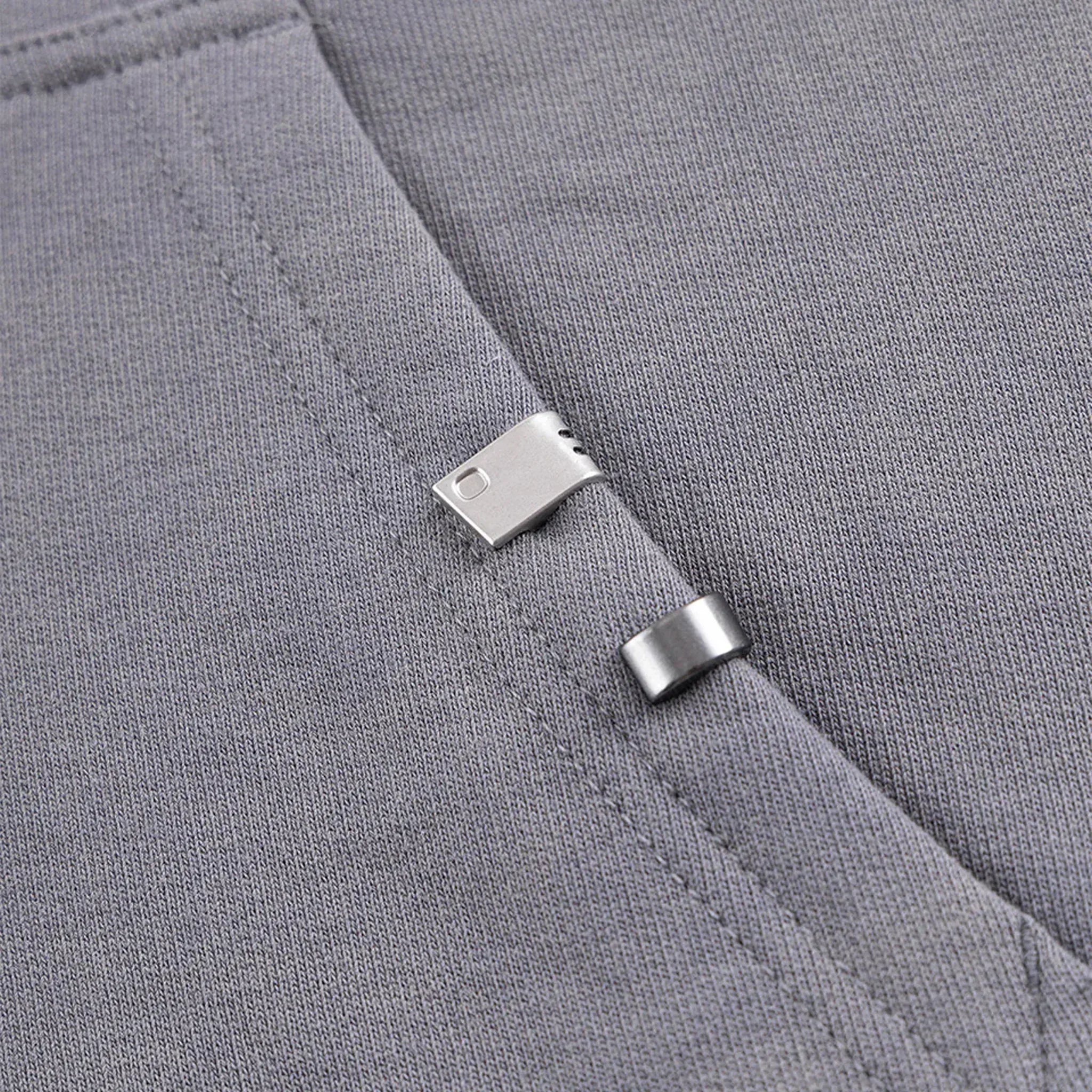 Dagger Cross Leather Patch Zip Hoodie - UNKNOWN LONDON - VENTURER