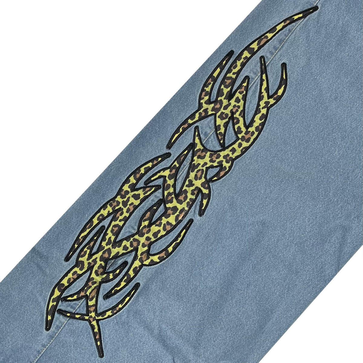 Triple Stack Cheetah Jeans