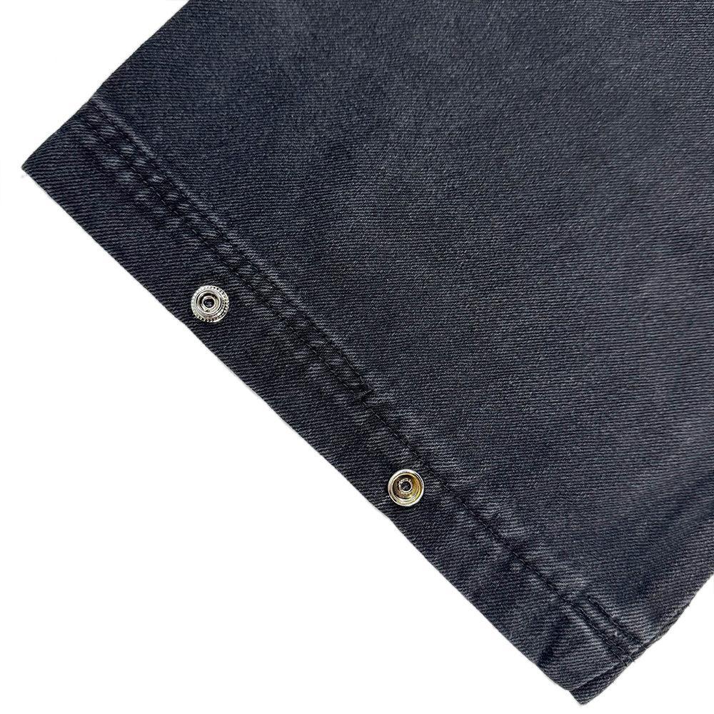 Divided Curved Line Double Buckle Pants - BLR BLUER - VENTURER