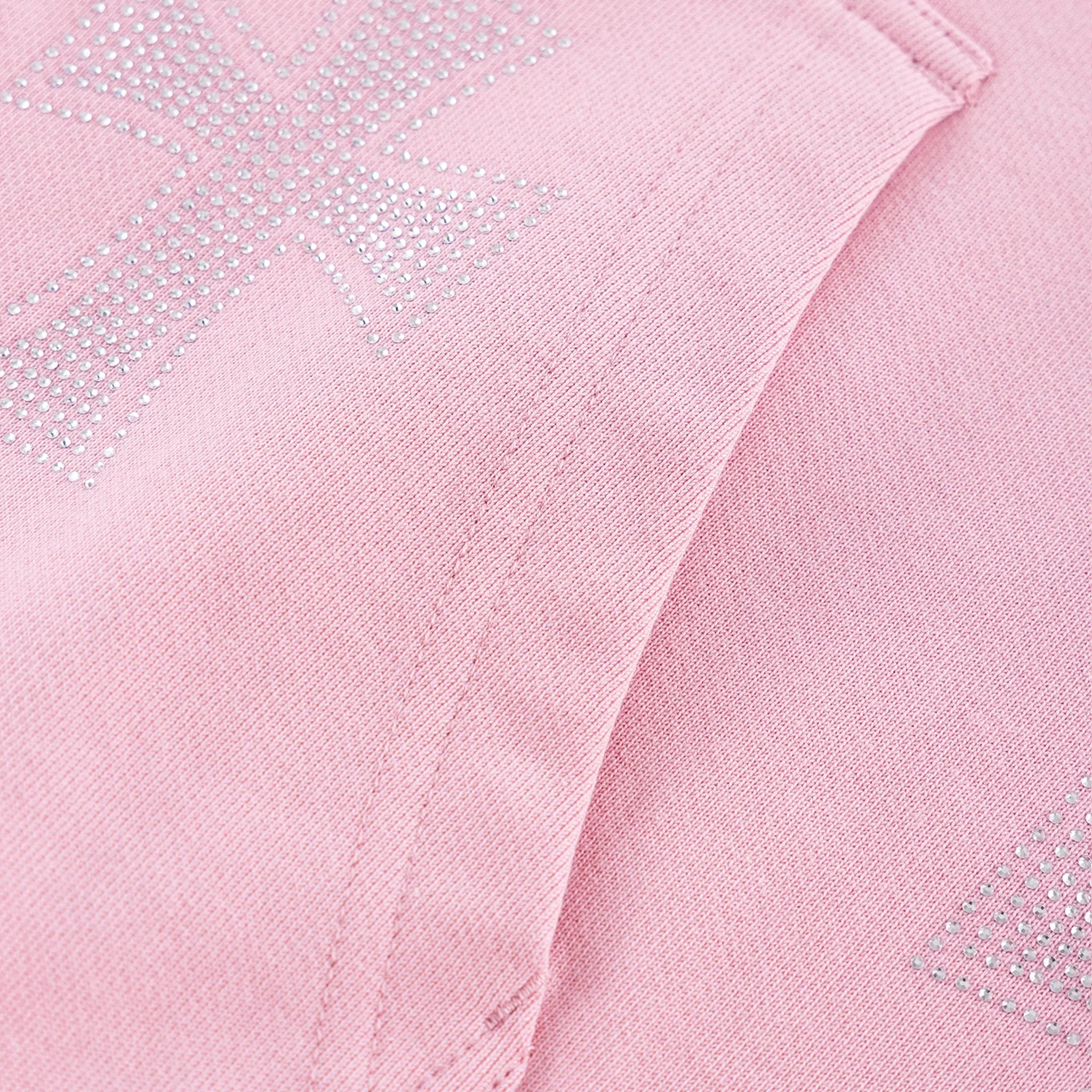 Cross Rhinestone Zip Up Hoodie - UNKNOWN LONDON - VENTURER