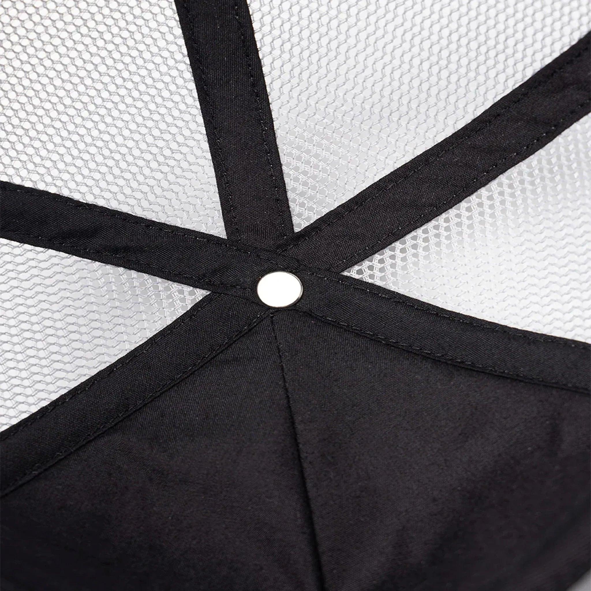 Dagger Cross Leather Patch Mesh Cap - UNKNOWN LONDON - VENTURER