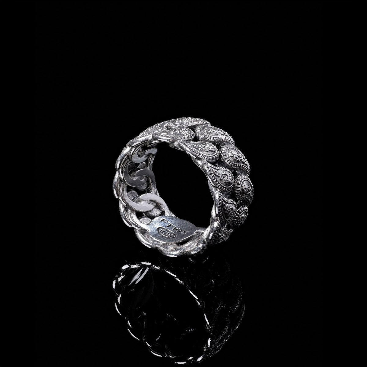 Paisley Cuban Ring
