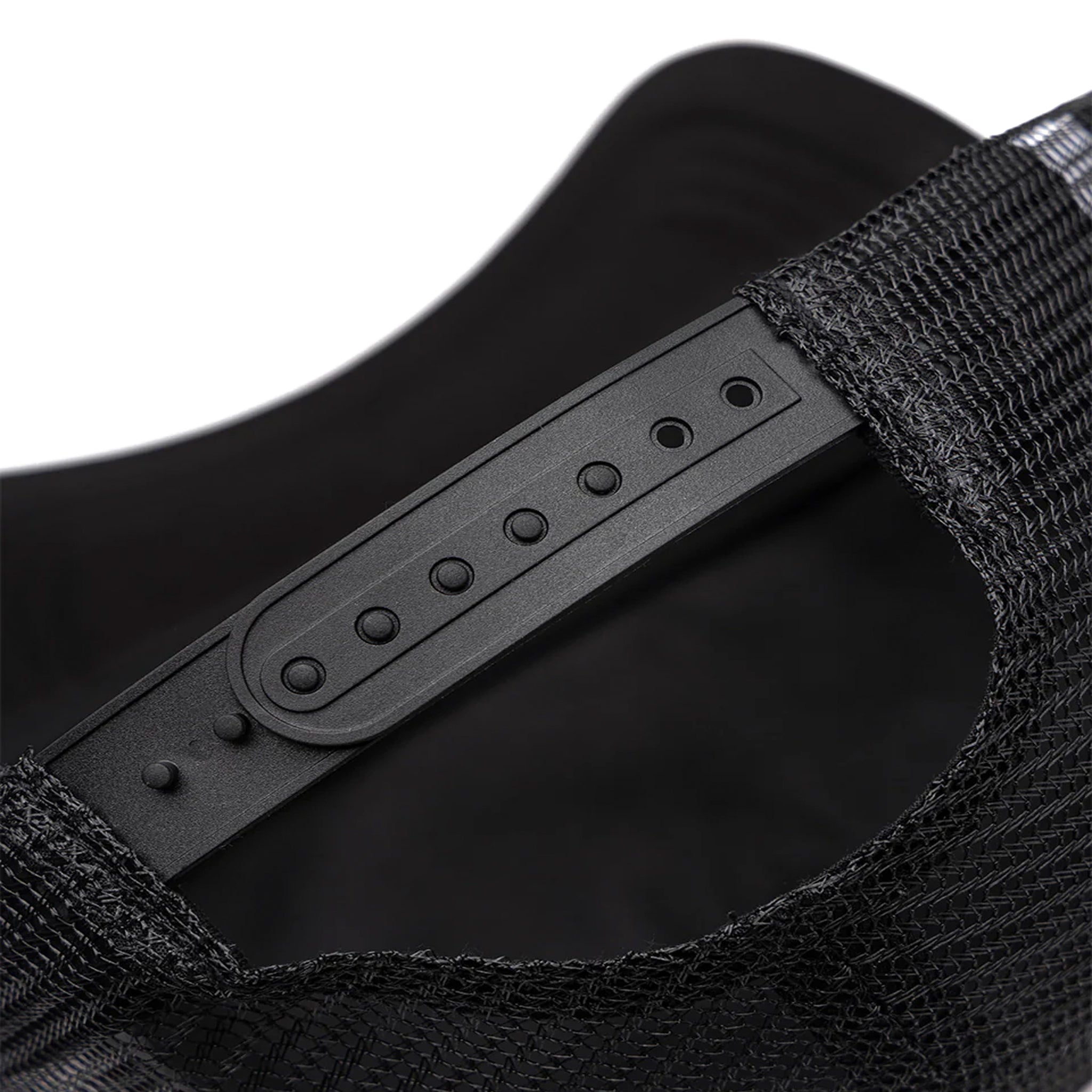 Dagger Cross Leather Patch Mesh Cap