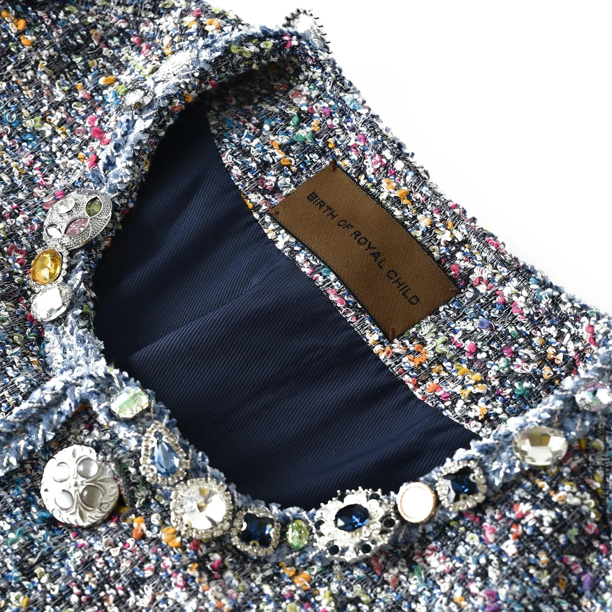 Boucle Tweed Short Jacket - BIRTH OF ROYAL CHILD - VENTURER