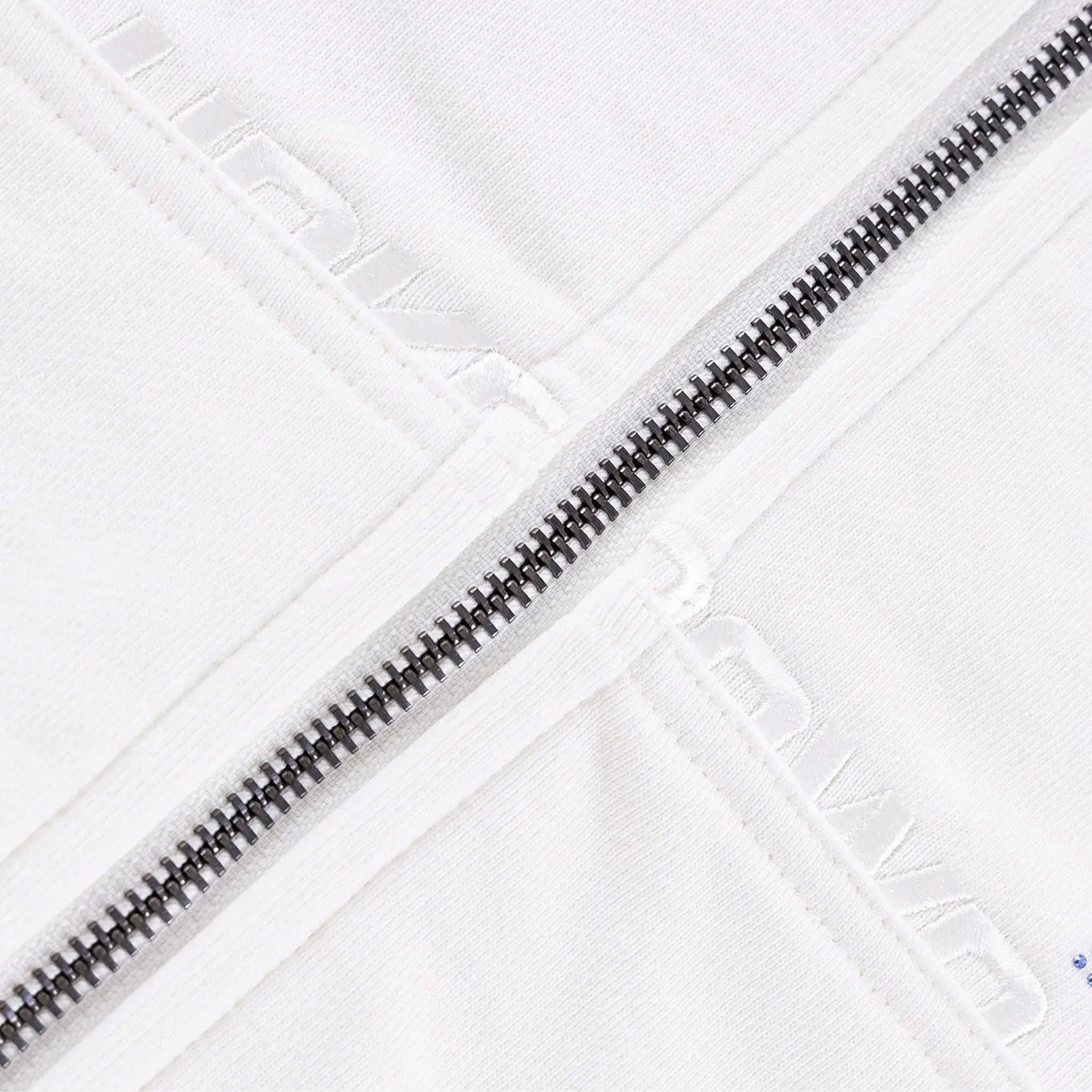 Cross Rhinestone Zip Up Hoodie - UNKNOWN LONDON - VENTURER