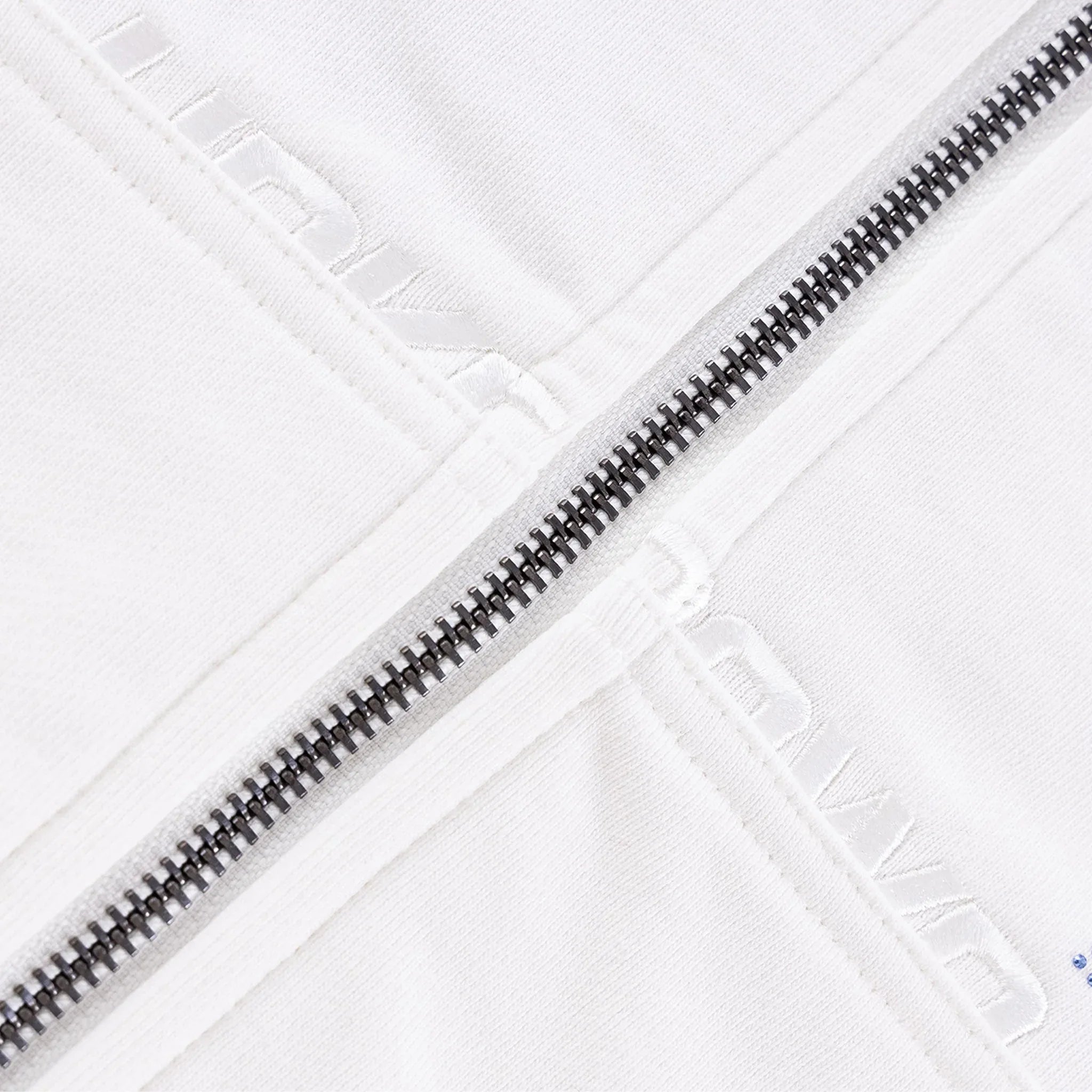 Cross Rhinestone Zip Up Hoodie - UNKNOWN LONDON - VENTURER