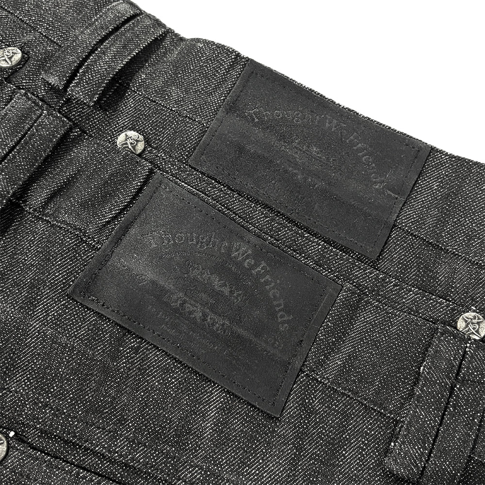 Gideon Double-layered Workpants Distressed Baggy Denims