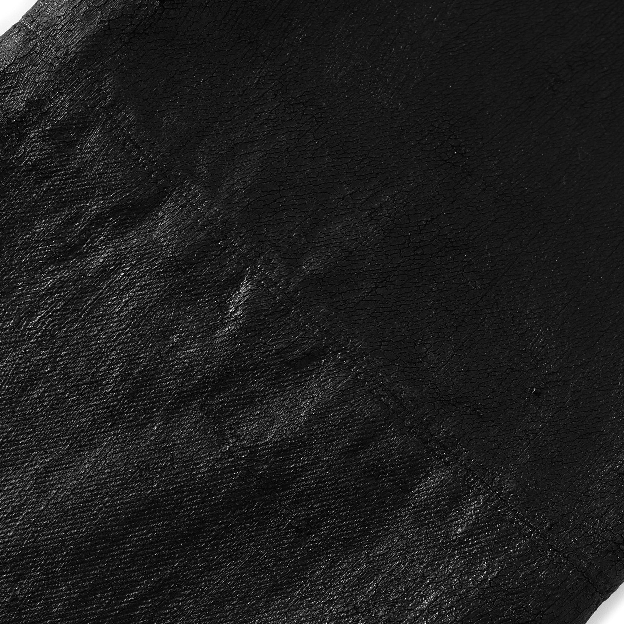 Waxed Flare Denim Trouser
