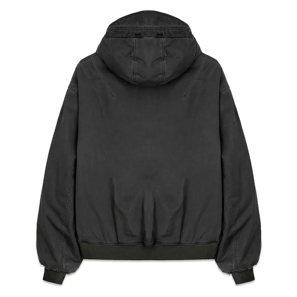 Dyed Snowflakes Logo Washing Puffer Jacket - BLR BLUER - VENTURER