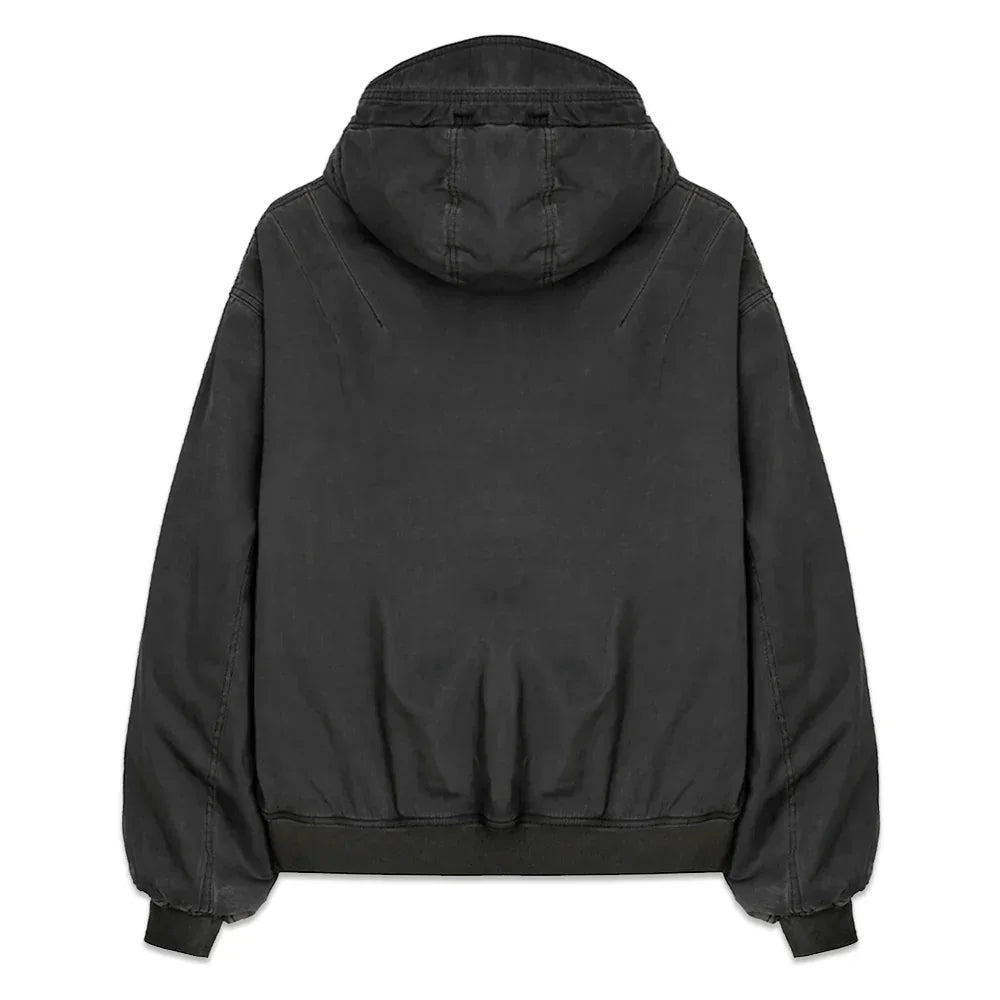 Dyed Snowflakes Logo Washing Puffer Jacket - BLR BLUER - VENTURER