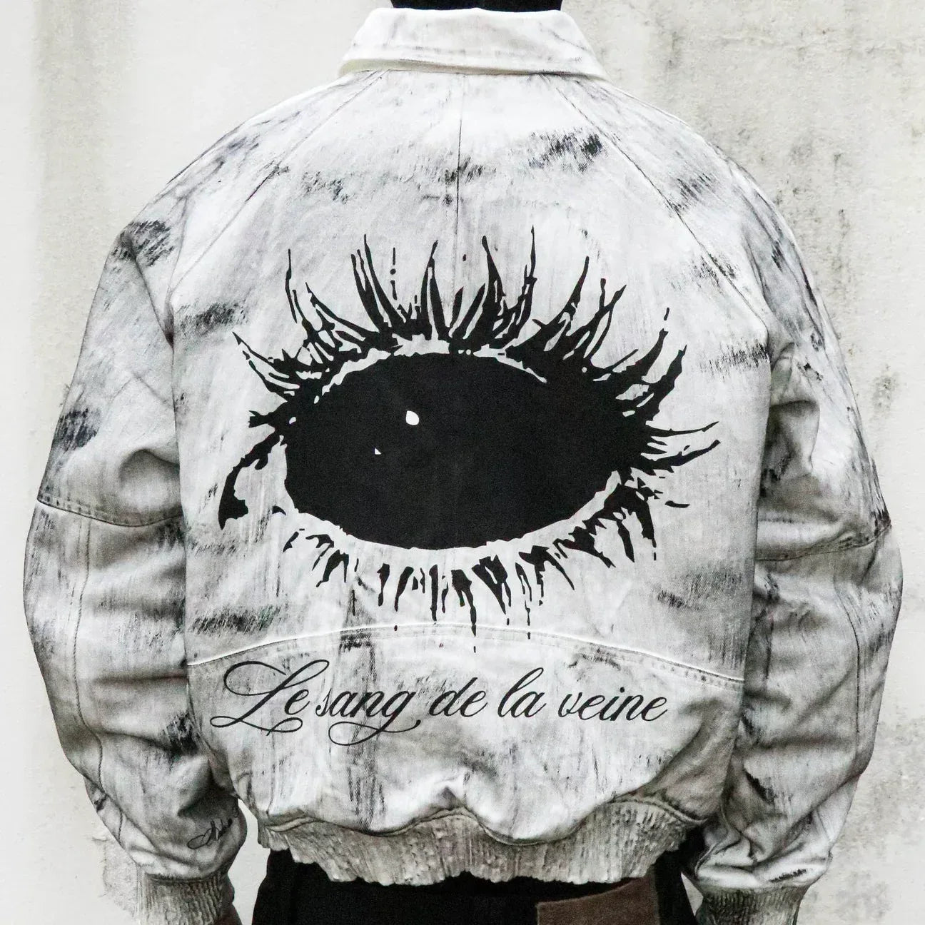 Bane Waxed Denim Varsity Jacket - ThoughtWeFriends - VENTURER